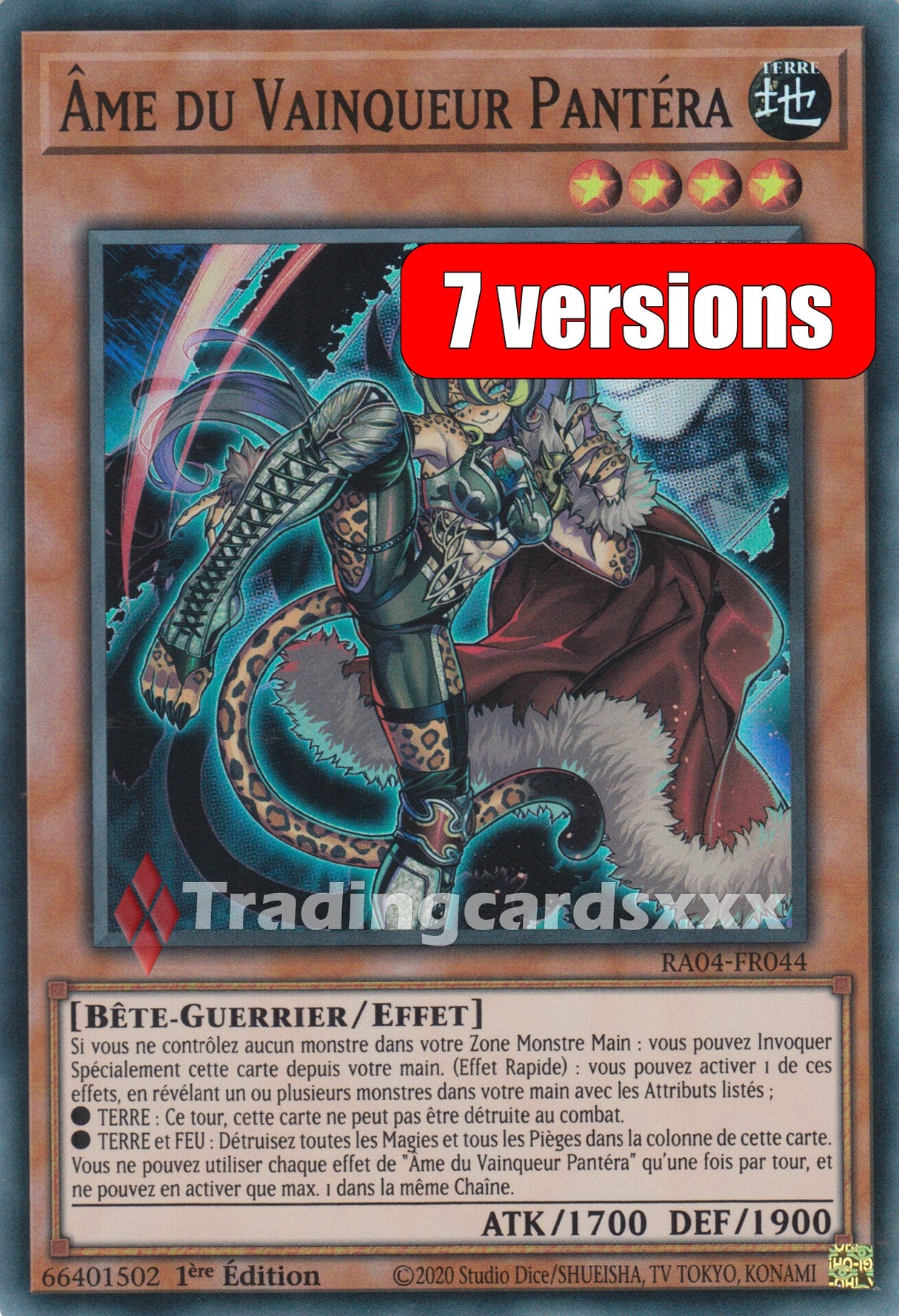 Yu-Gi-Oh! Âme du Vainqueur Pantéra : RA04-FR044