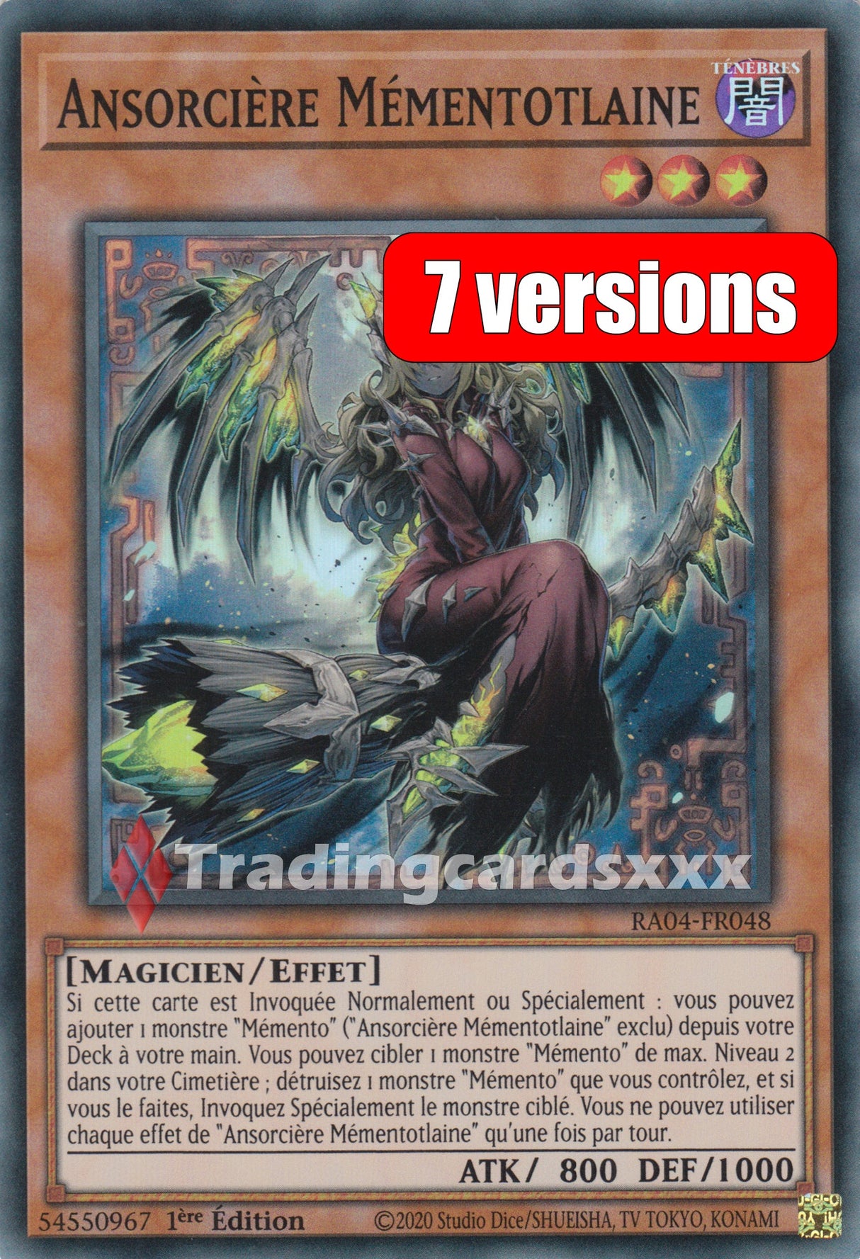 Yu-Gi-Oh! Ansorcière Mémentotlaine : RA04-FR048