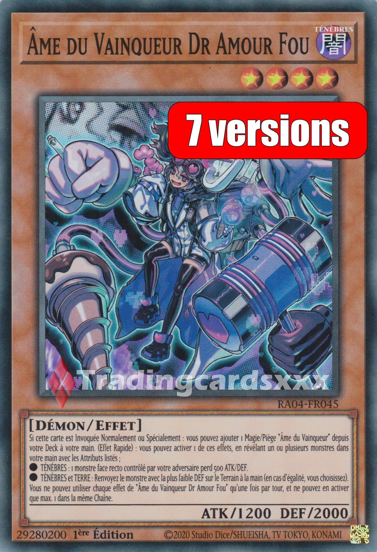 Yu-Gi-Oh! Âme du Vainqueur Dr Amour Fou : RA04-FR045