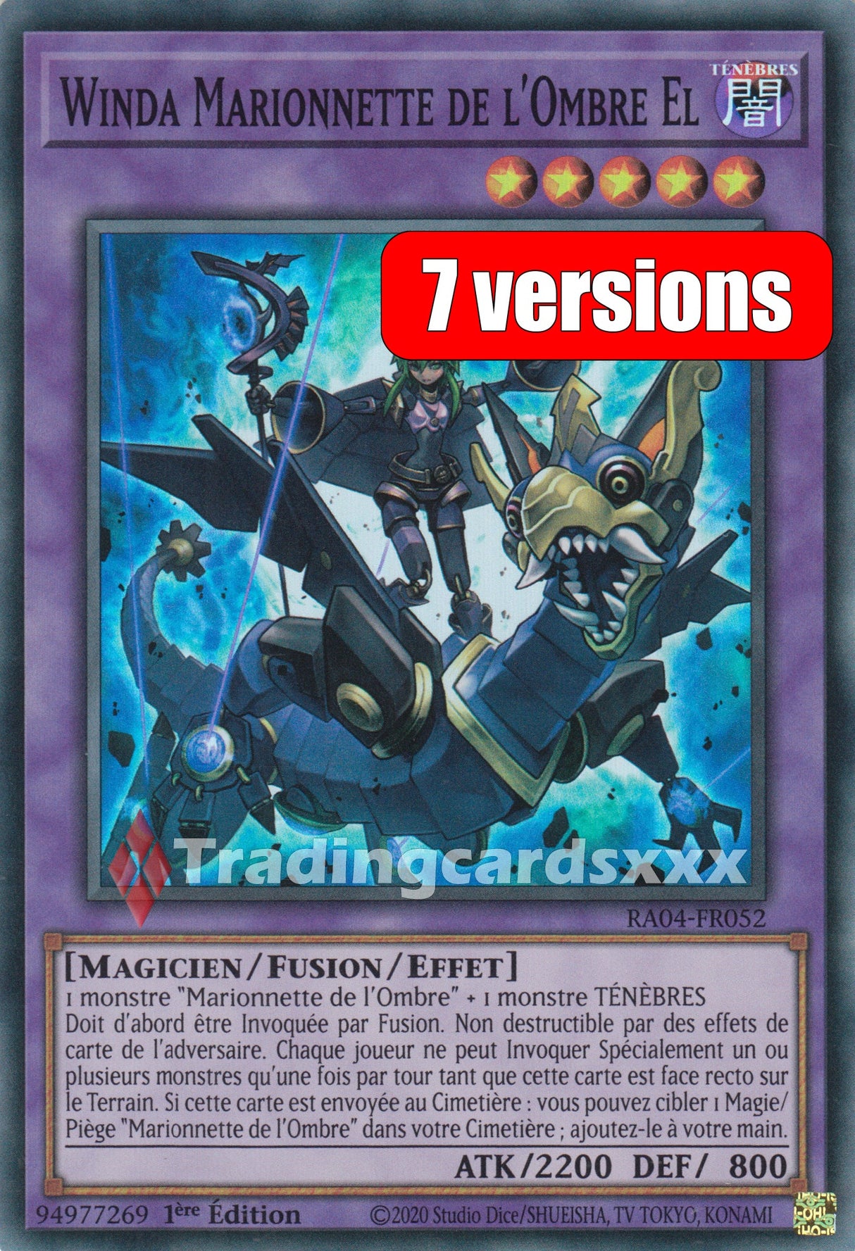 Yu-Gi-Oh! Winda Marionnette de l'Ombre El : RA04-FR052