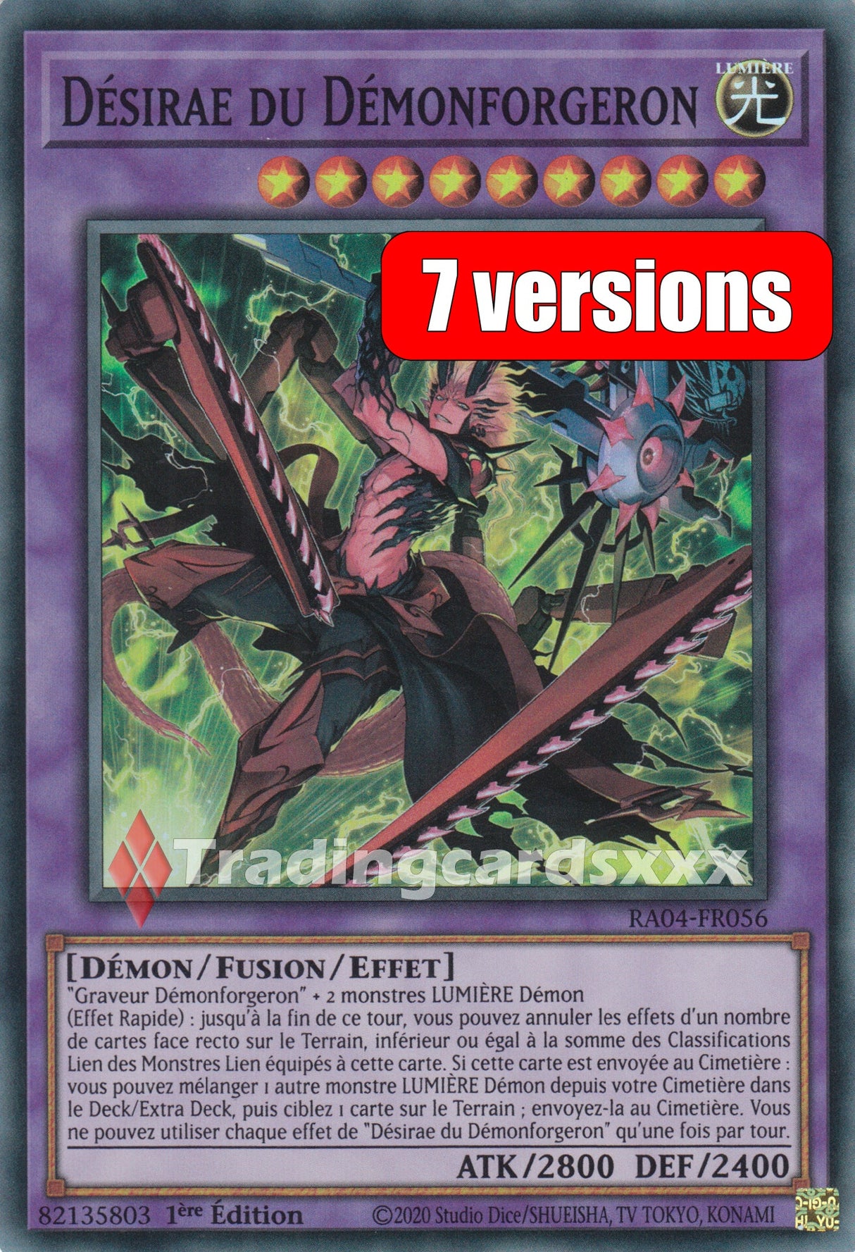 Yu-Gi-Oh! Désirae du Démonforgeron : RA04-FR056