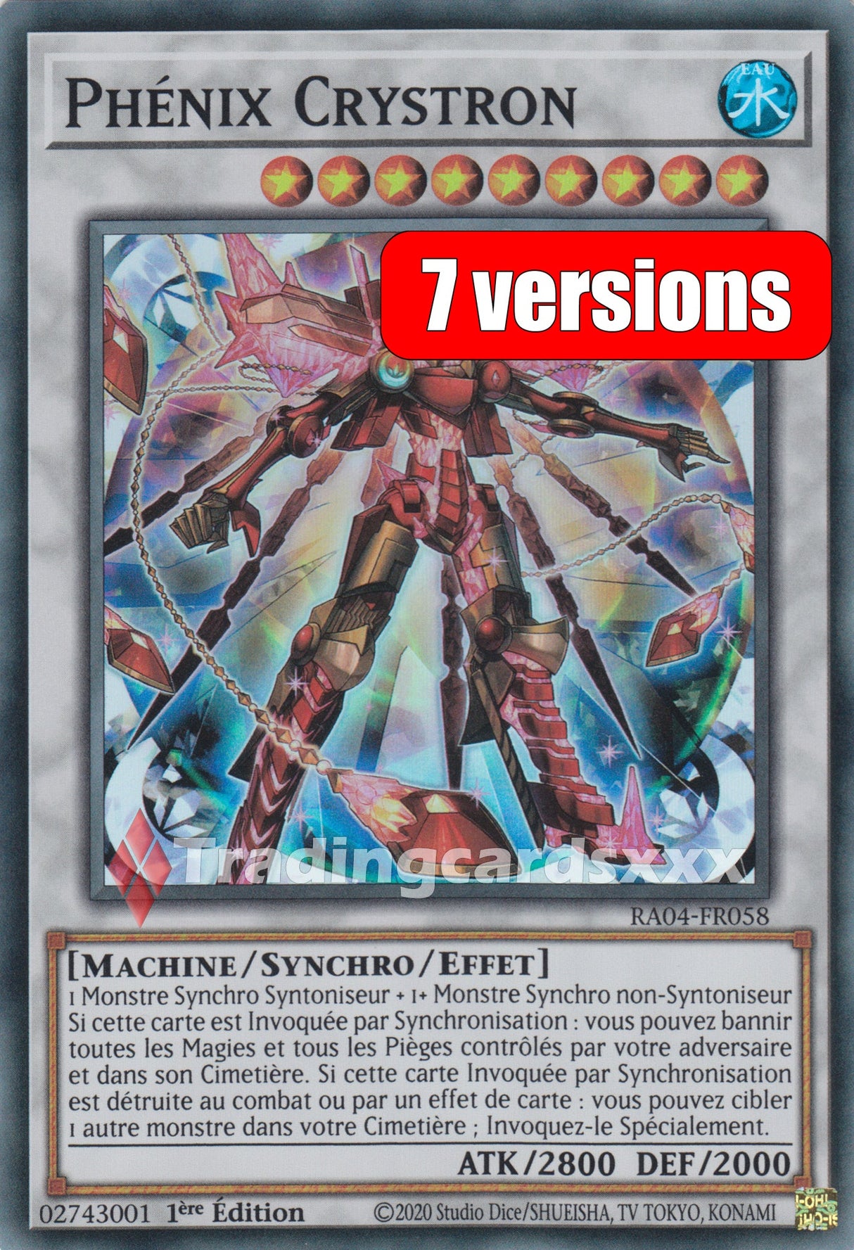 Yu-Gi-Oh! Phénix Crystron : RA04-FR058