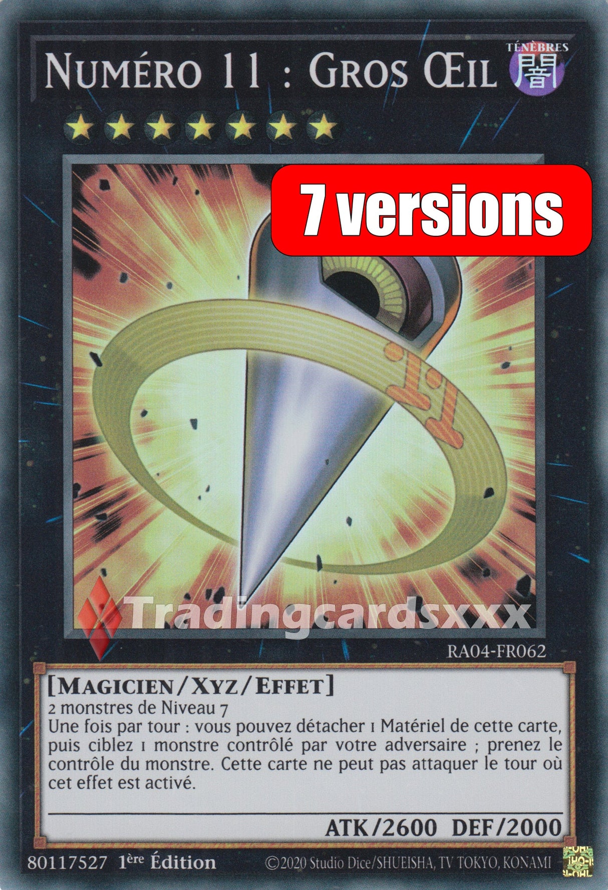 Yu-Gi-Oh! Numéro 11 : Gros Œil : RA04-FR062