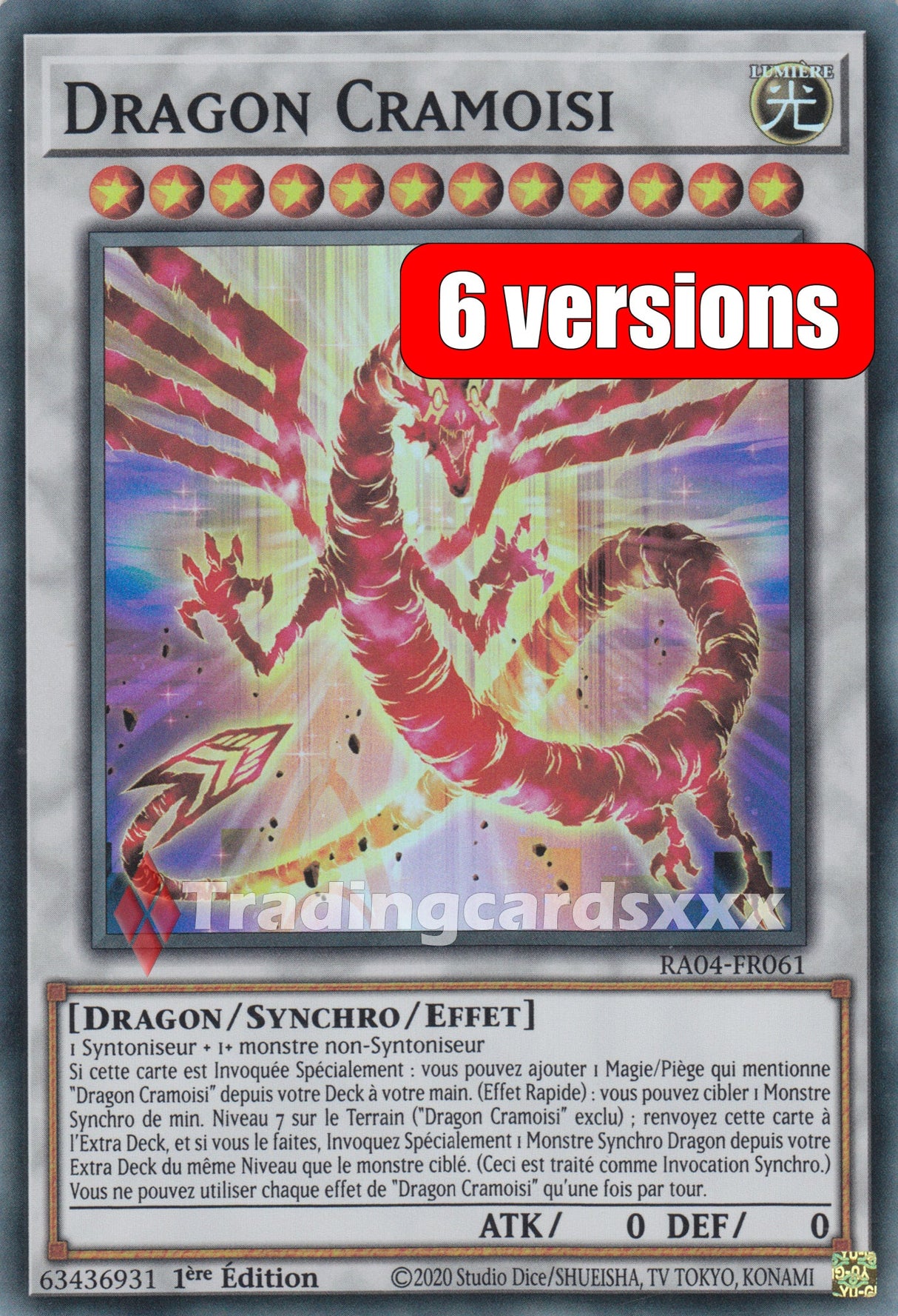 Yu-Gi-Oh! Dragon Cramoisi : RA04-FR061