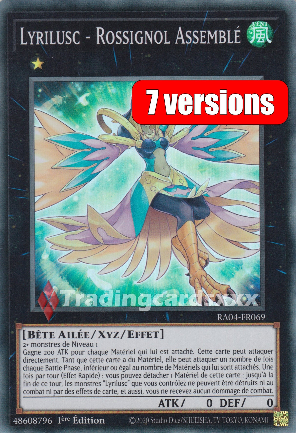 Yu-Gi-Oh! Lyrilusc - Rossignol Assemblé : RA04-FR069