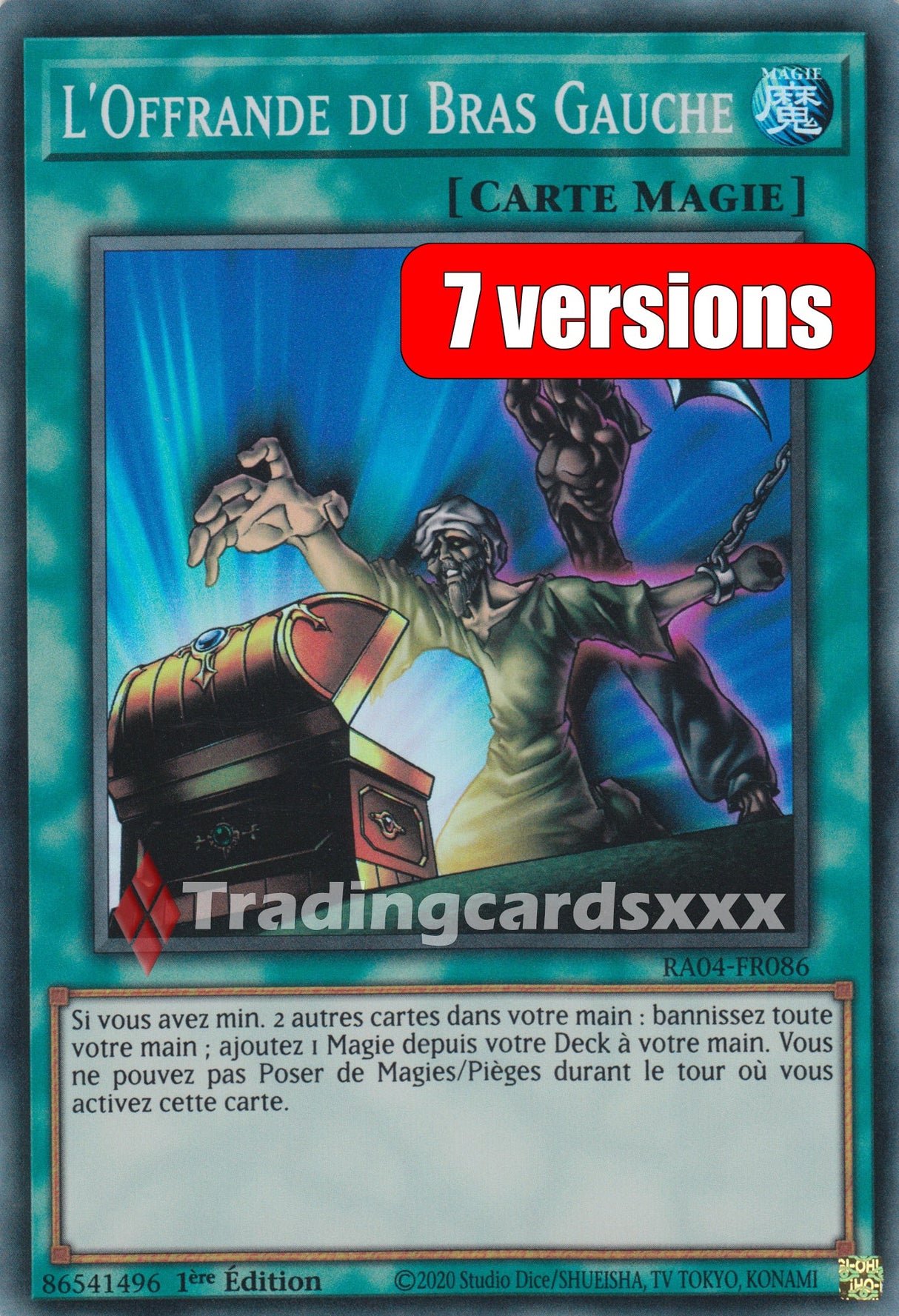 Yu-Gi-Oh! L'Offrande du Bras Gauche : RA04-FR086