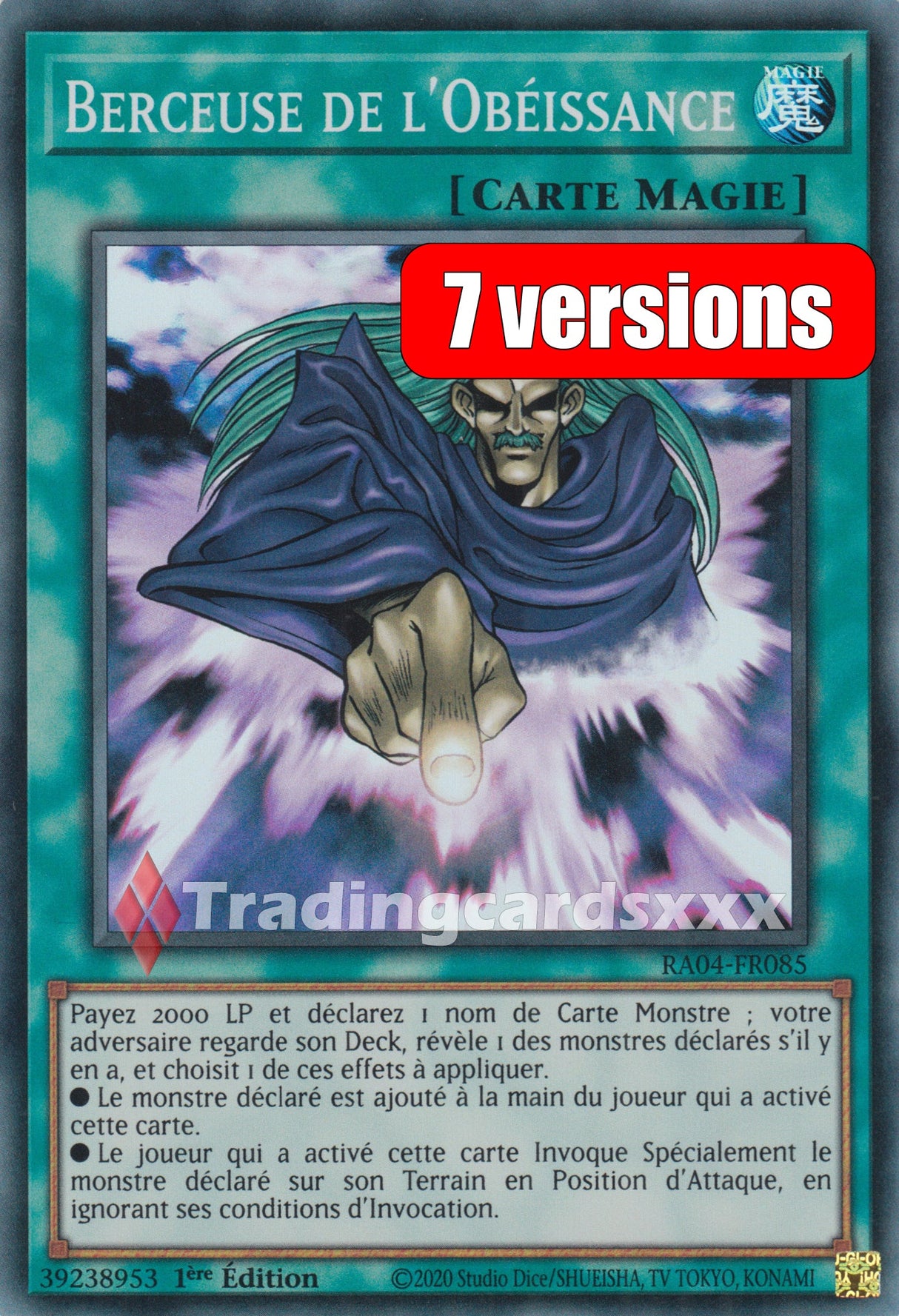Yu-Gi-Oh! Berceuse de l'Obéissance : RA04-FR085