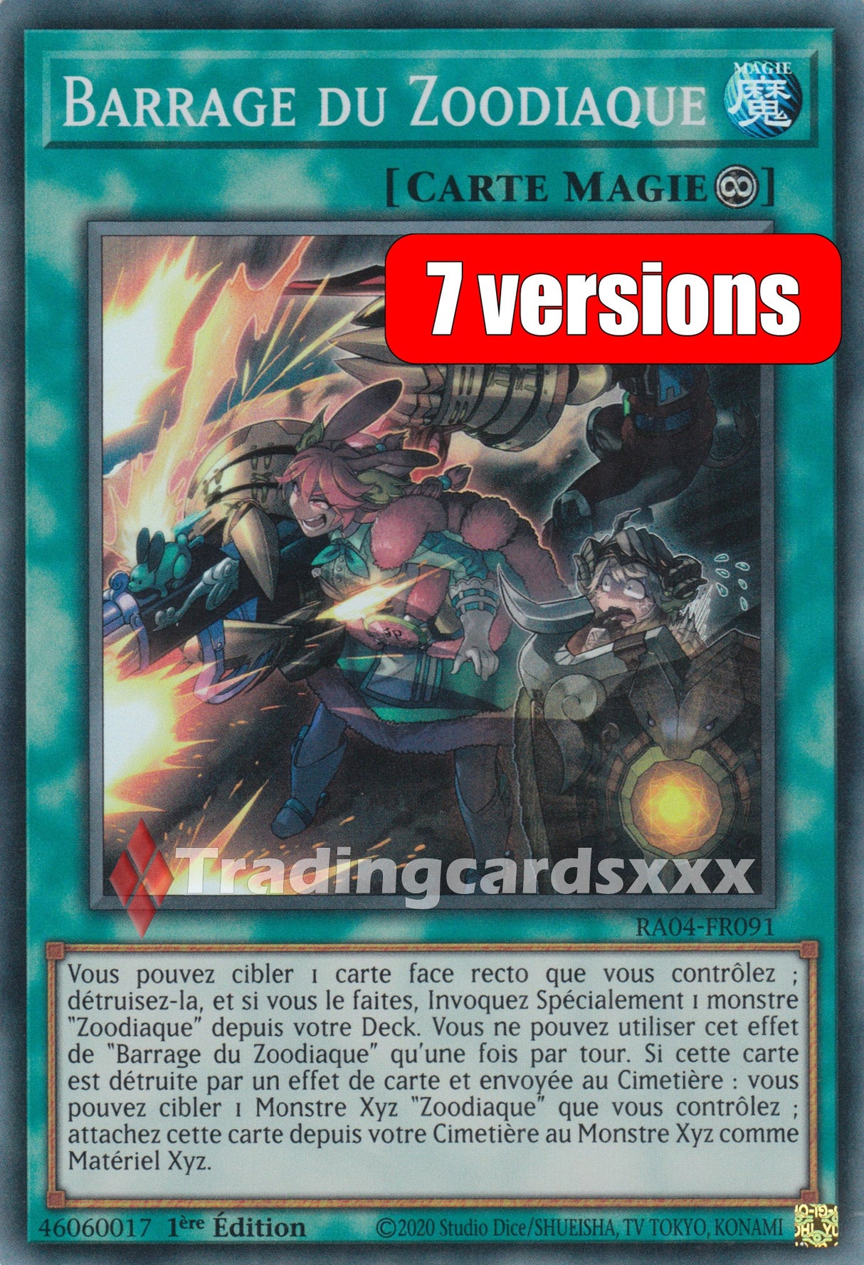 Yu-Gi-Oh! Barrage du Zoodiaque : RA04-FR091