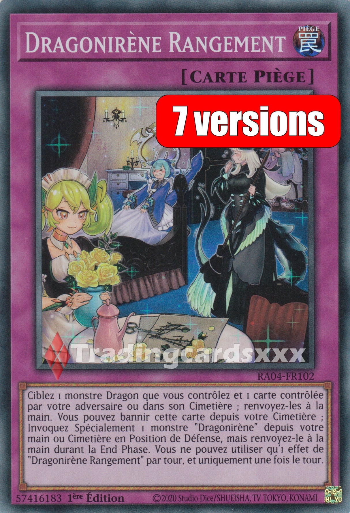 Yu-Gi-Oh! Dragonirène Rangement : RA04-FR102