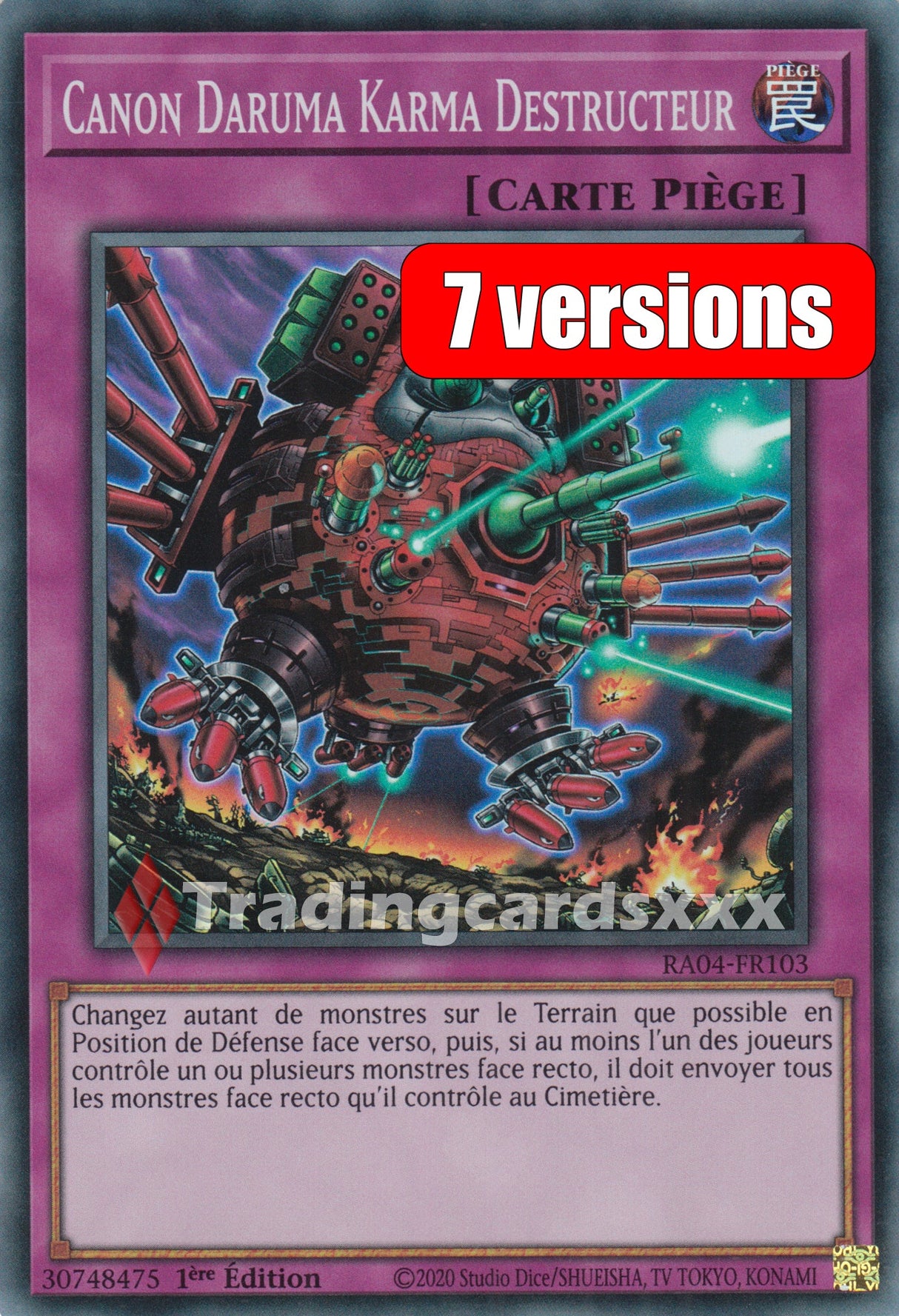 Yu-Gi-Oh! Canon Daruma Karma Destructeur : RA04-FR103