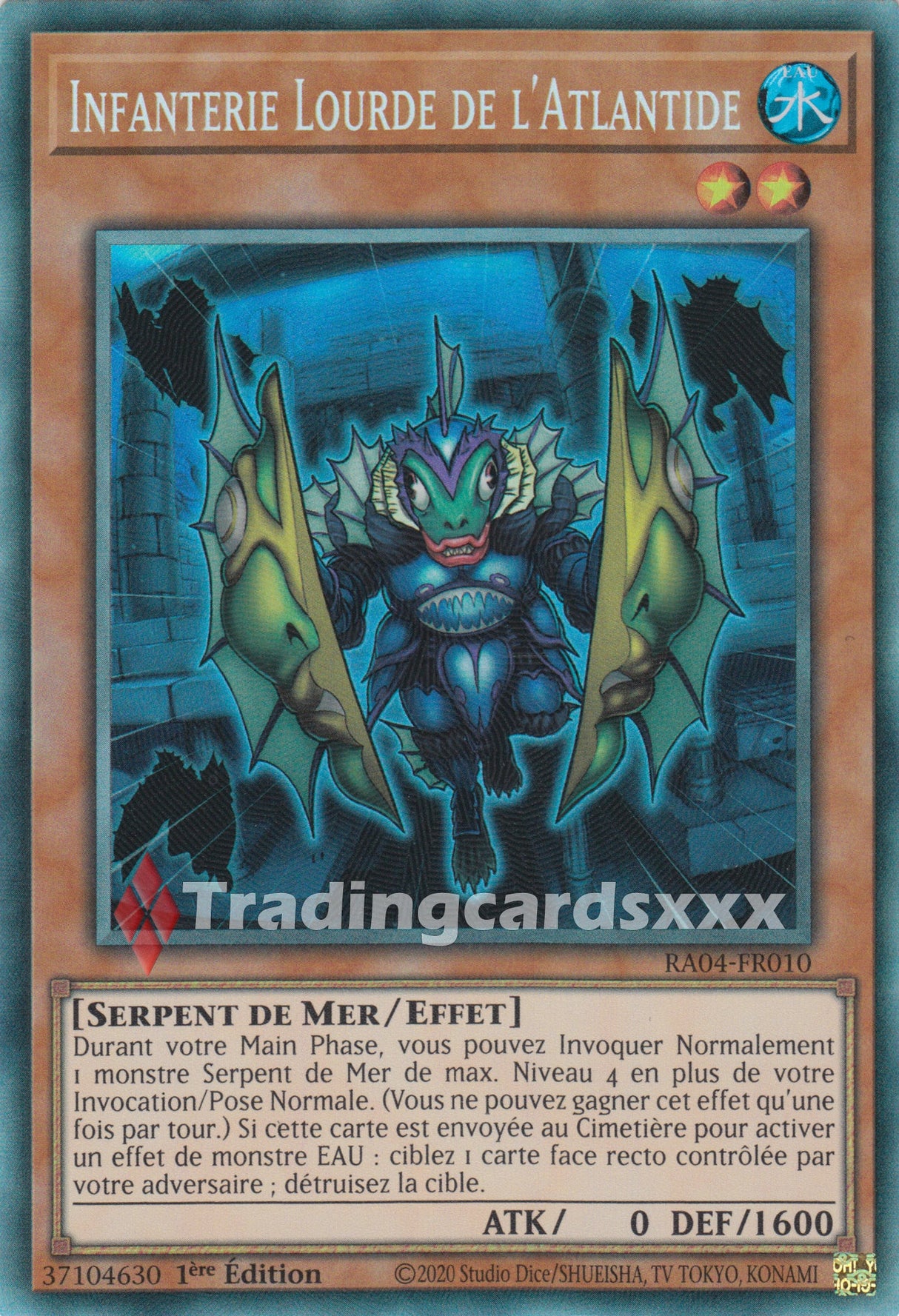 Yu-Gi-Oh! Infanterie Lourde de l'Atlantide : RA04-FR010