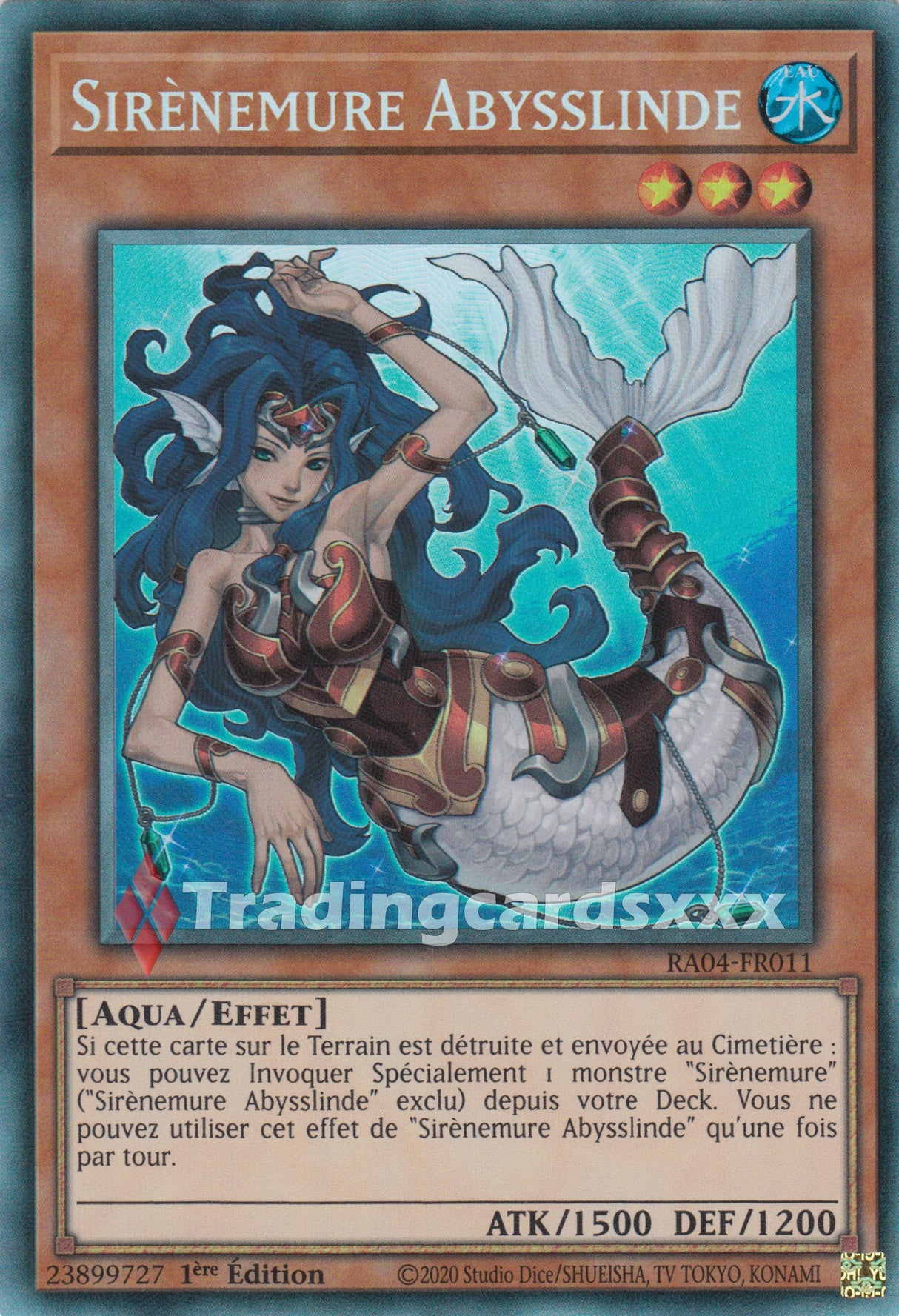 Yu-Gi-Oh! Sirènemure Abysslinde : RA04-FR011