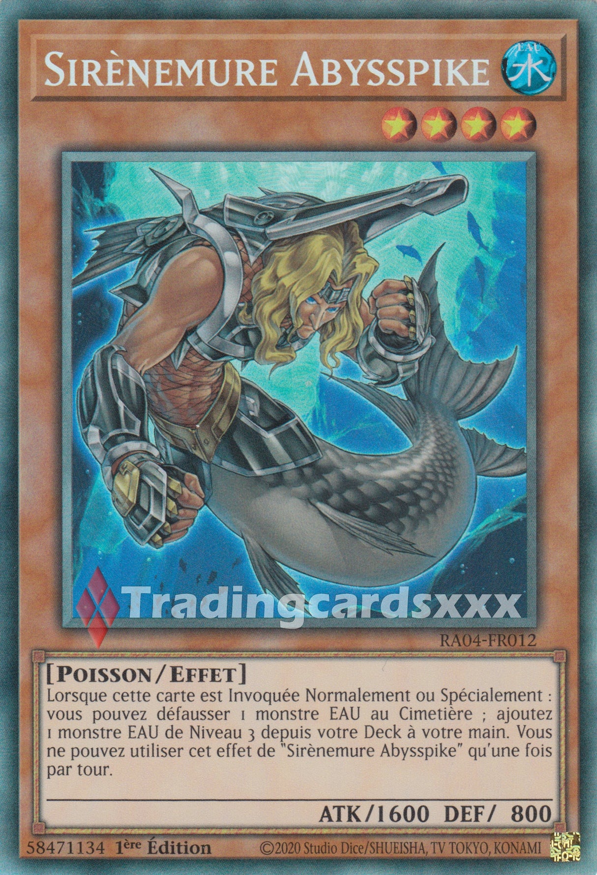 Yu-Gi-Oh! Sirènemure Abysspike : RA04-FR012