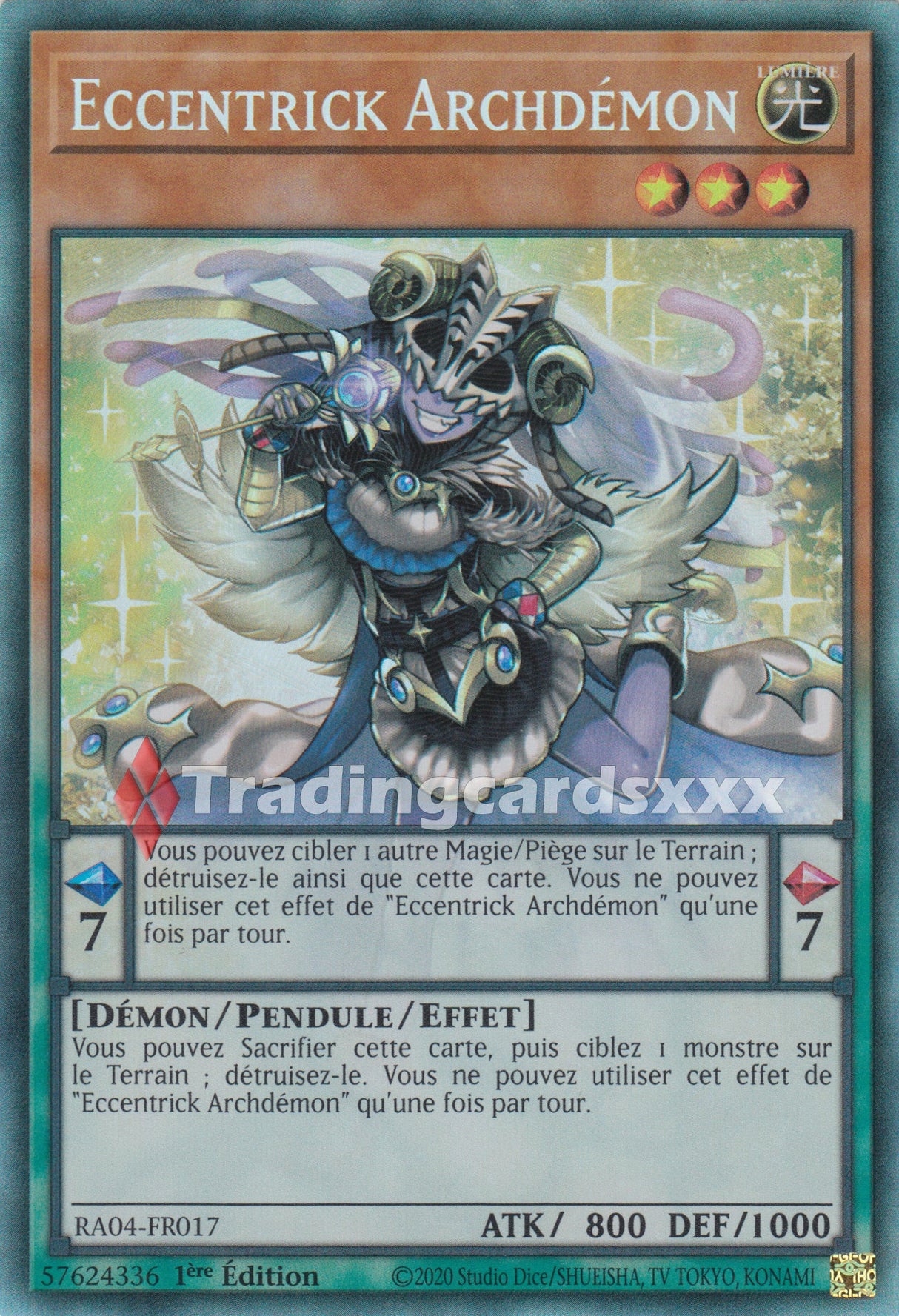 Yu-Gi-Oh! Eccentrick Archdémon : RA04-FR017
