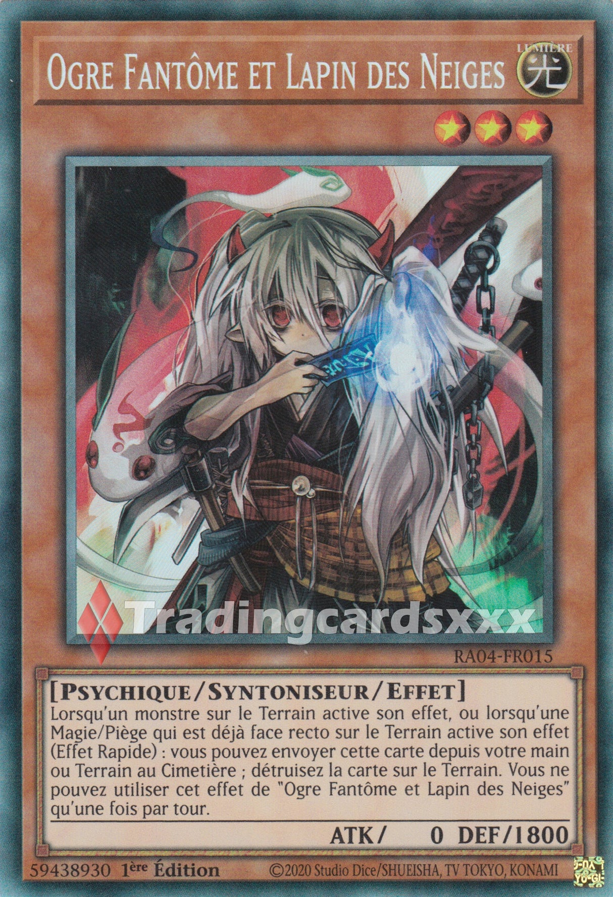 Yu-Gi-Oh! Ogre Fantôme et Lapin des Neiges : RA04-FR015