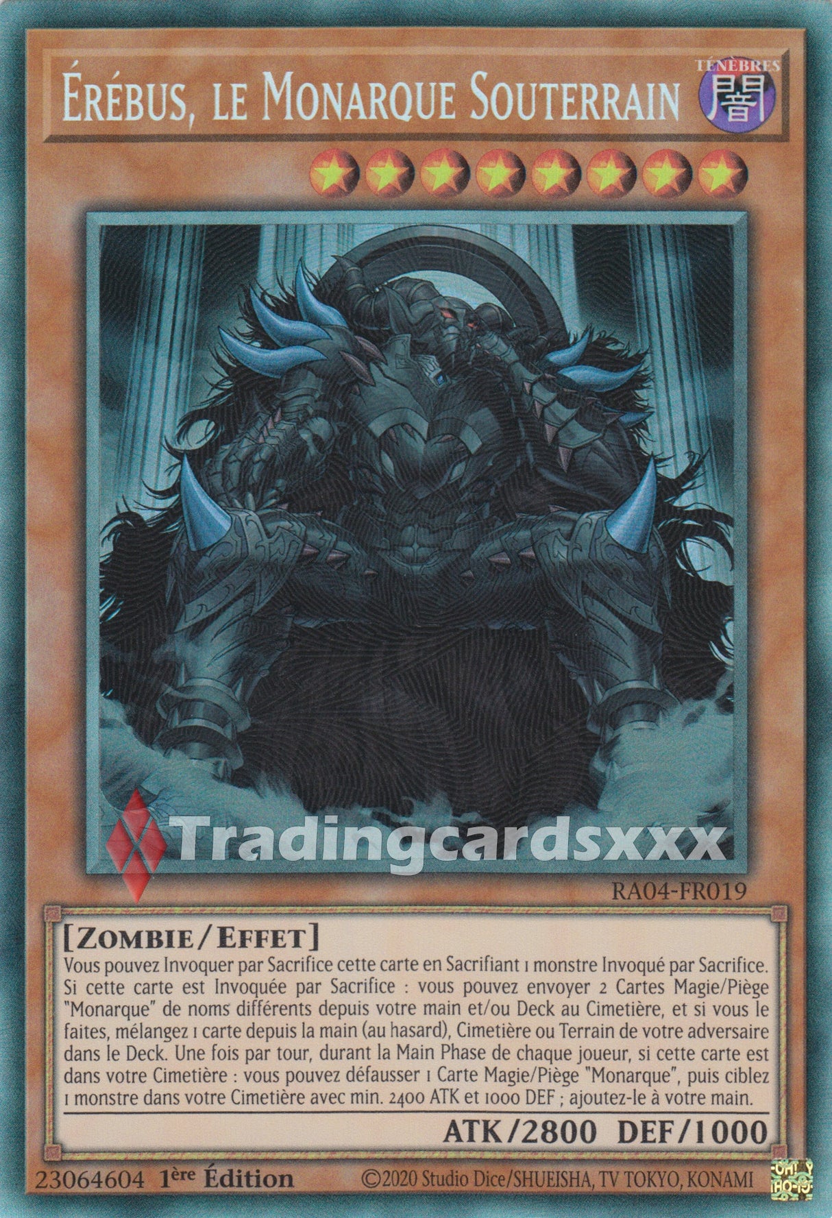 Yu-Gi-Oh! Érébus, le Monarque Souterrain : RA04-FR019