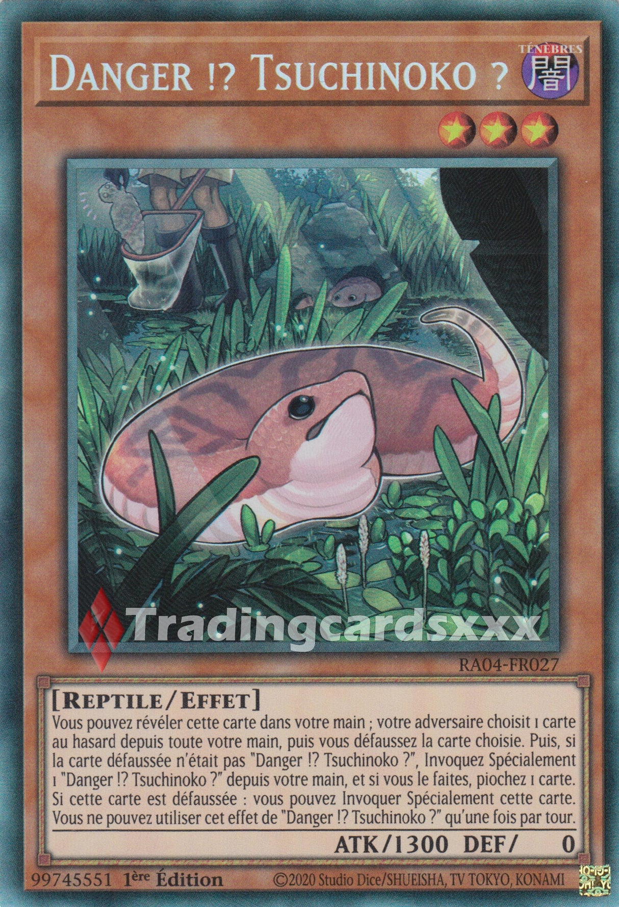 Yu-Gi-Oh! Danger !? Tsuchinoko ? : RA04-FR027
