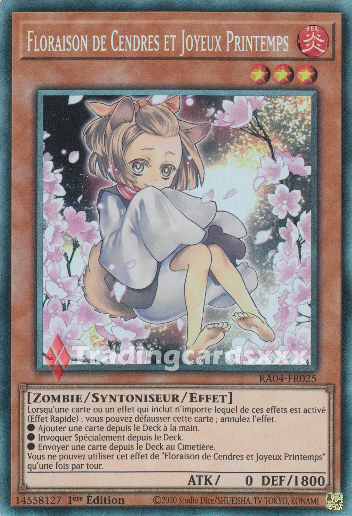 Yu-Gi-Oh! Floraison de Cendres et Joyeux Printemps : RA04-FR025