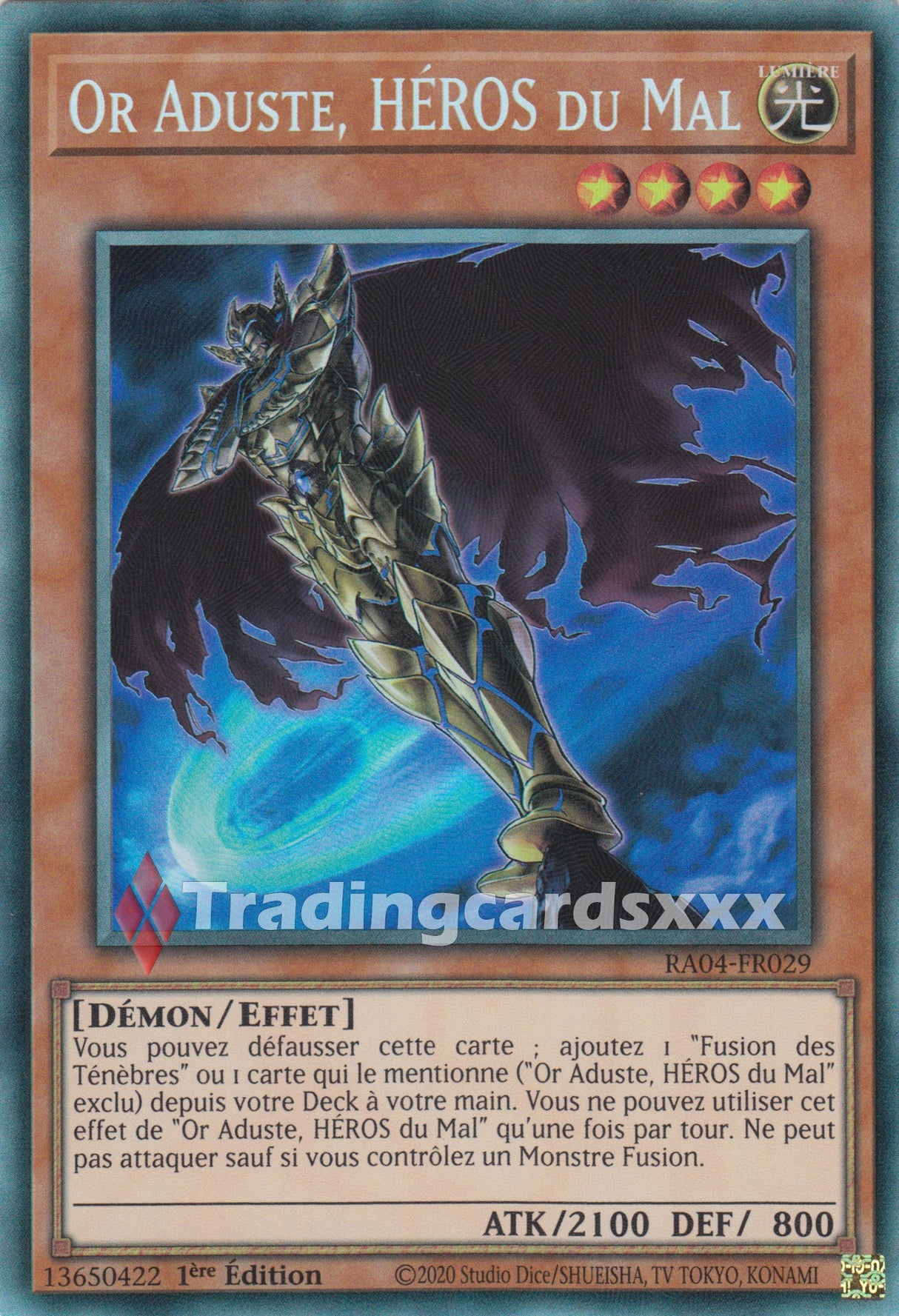 Yu-Gi-Oh! Or Aduste, HÉROS du Mal : RA04-FR029
