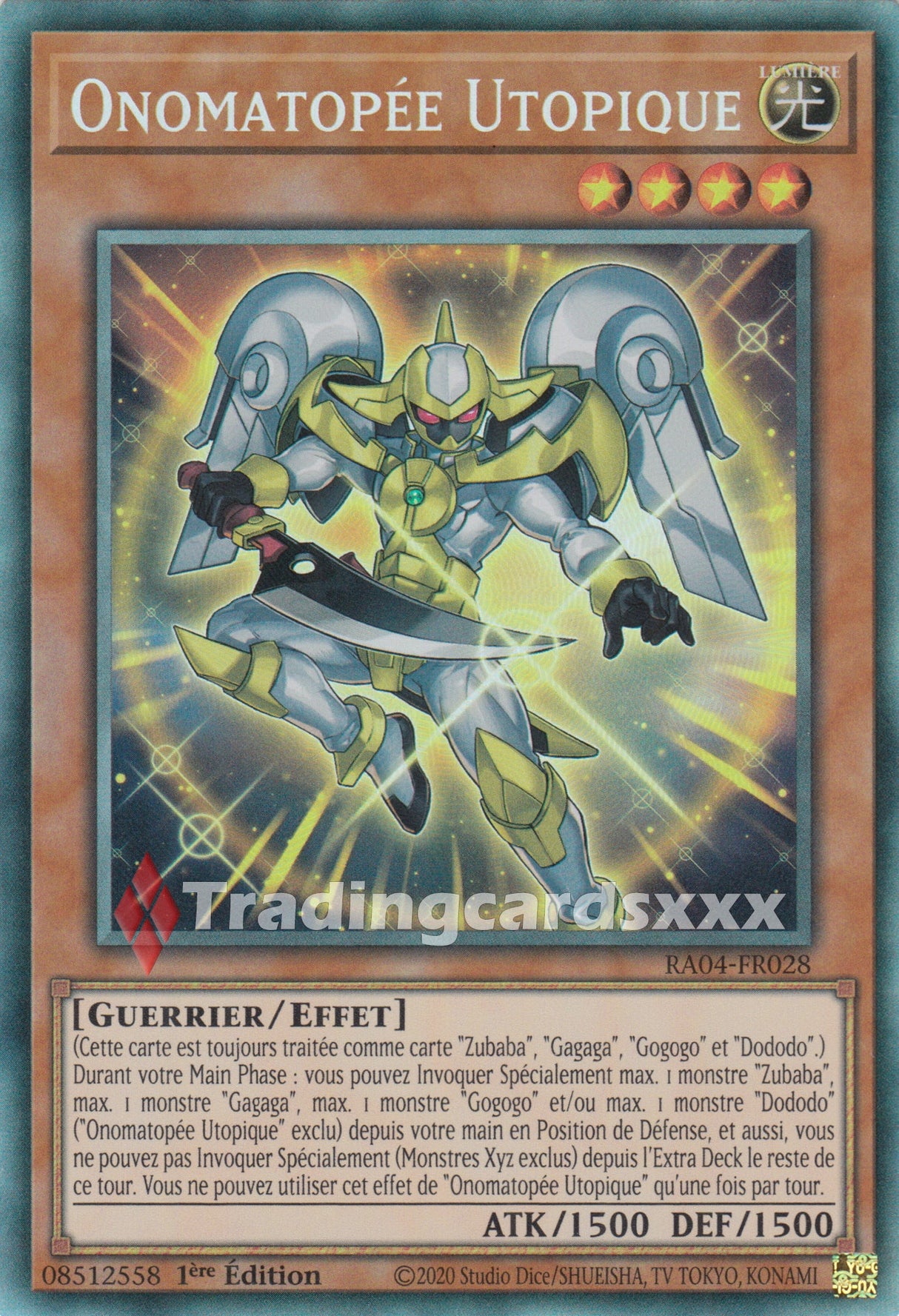 Yu-Gi-Oh! Onomatopée Utopique : RA04-FR028