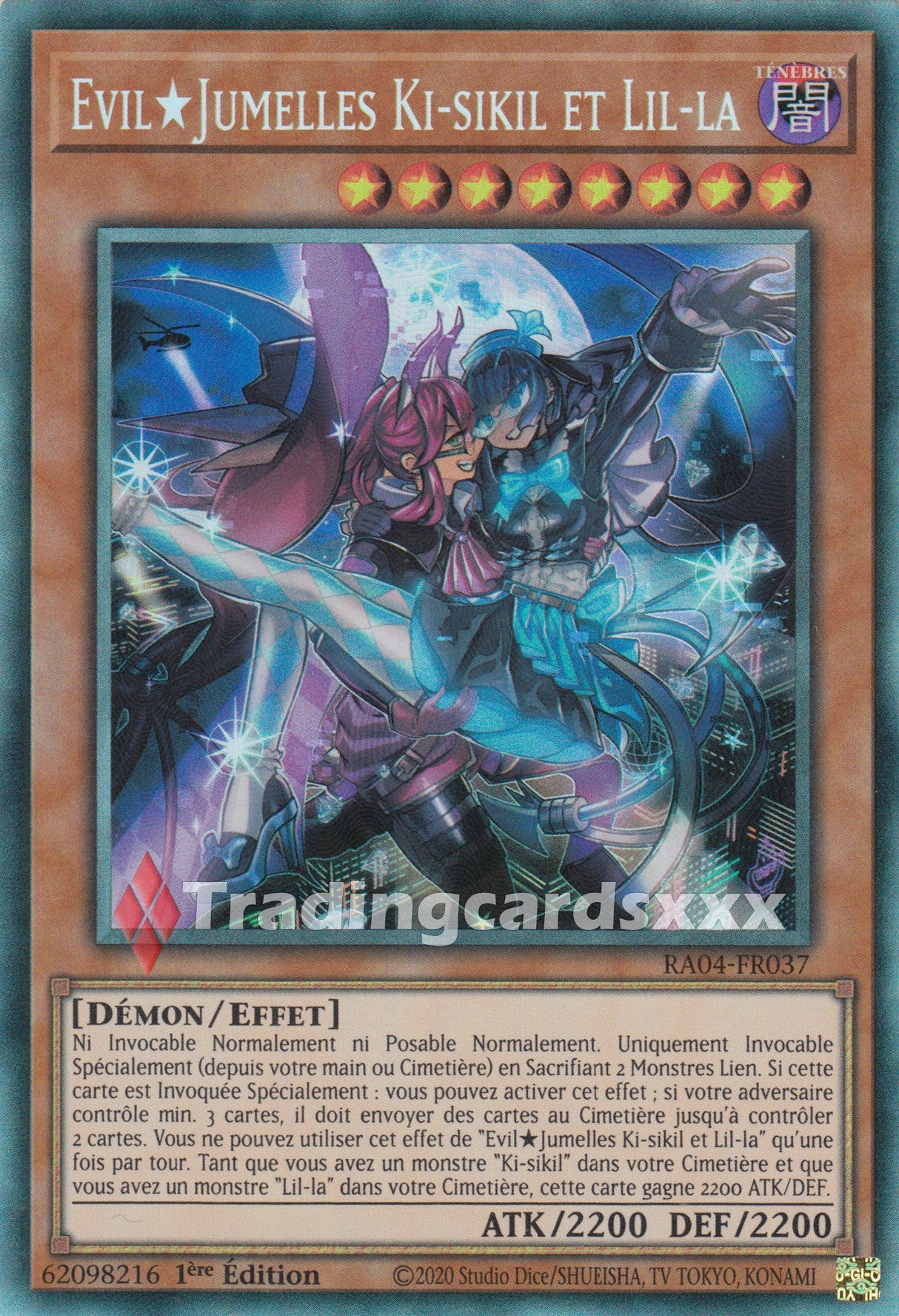 Yu-Gi-Oh! Evil★Jumelles Ki-sikil et Lil-la : RA04-FR037