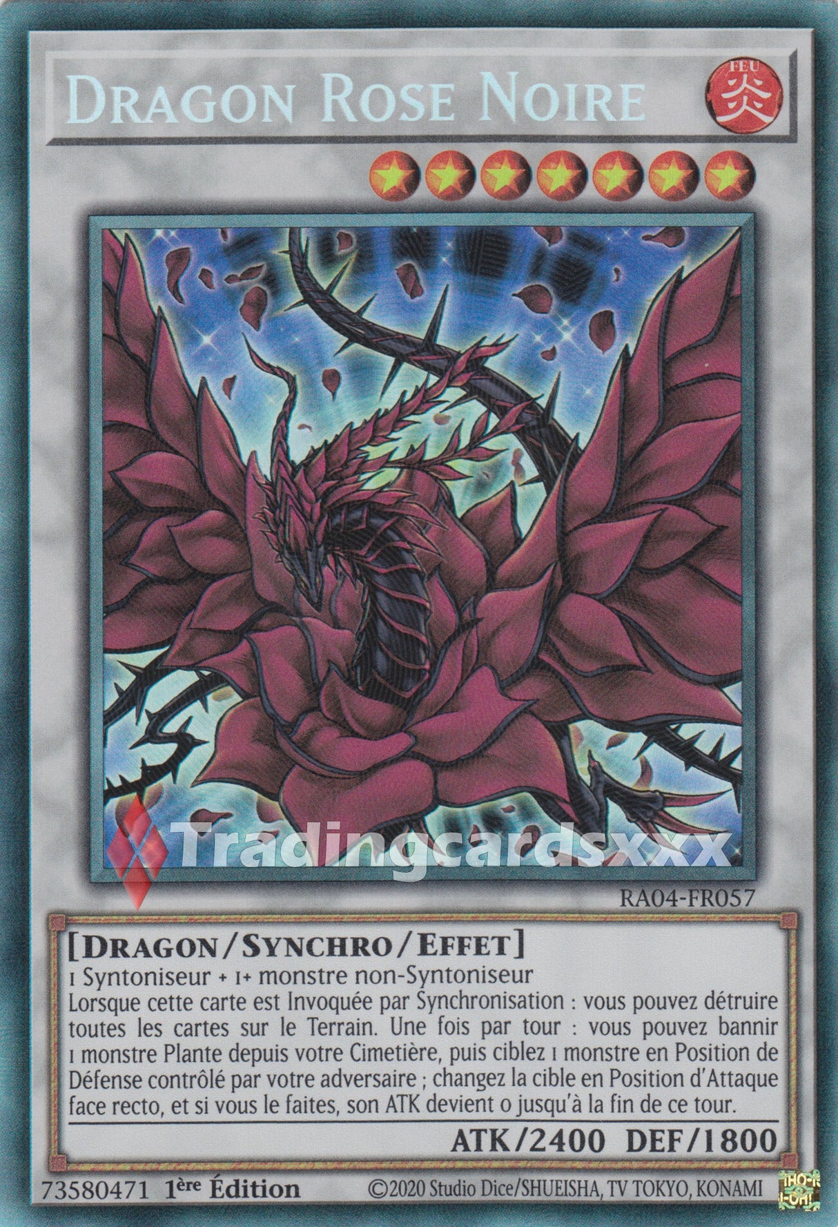 Yu-Gi-Oh! Dragon Rose Noire : RA04-FR057