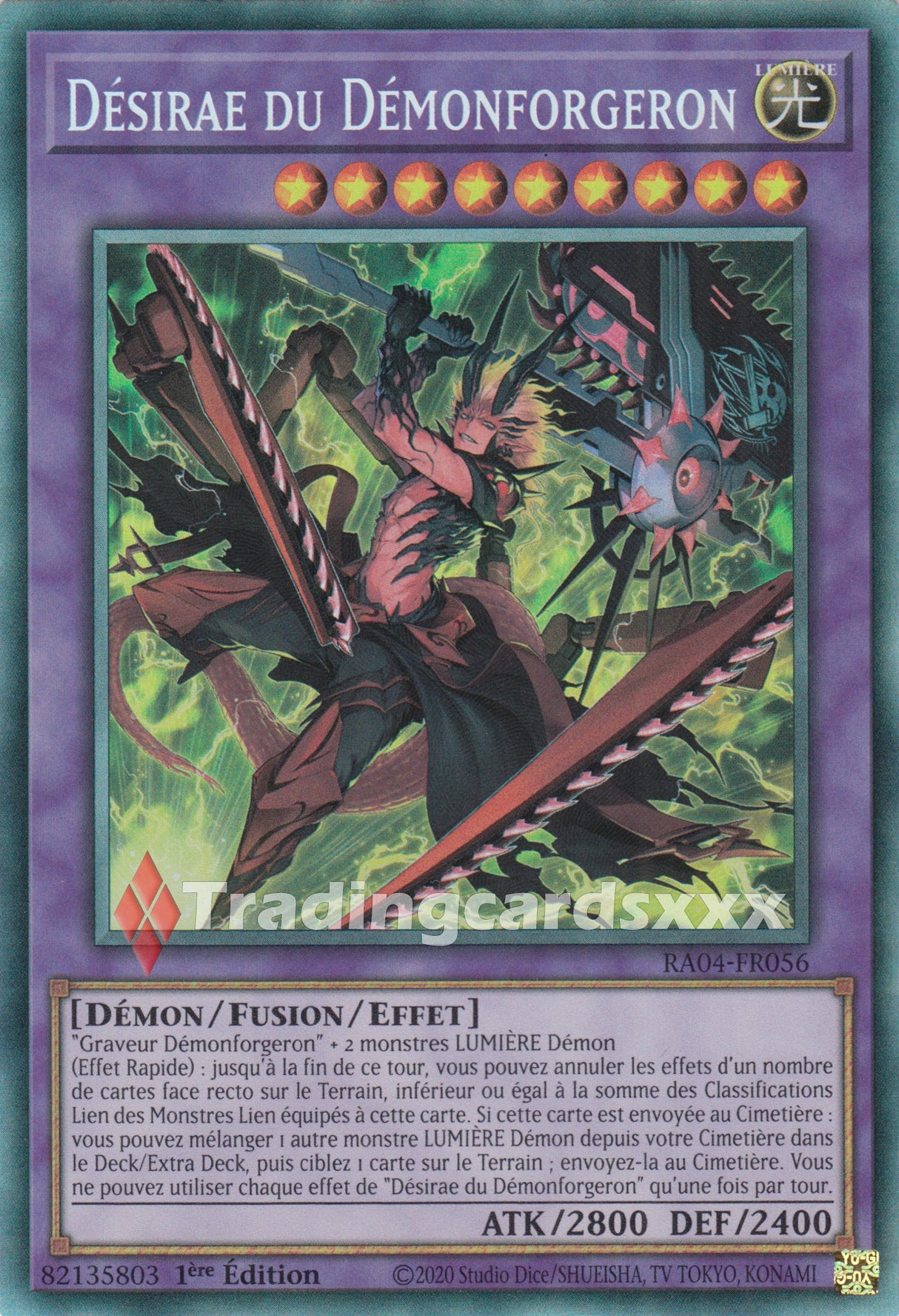 Yu-Gi-Oh! Désirae du Démonforgeron : RA04-FR056