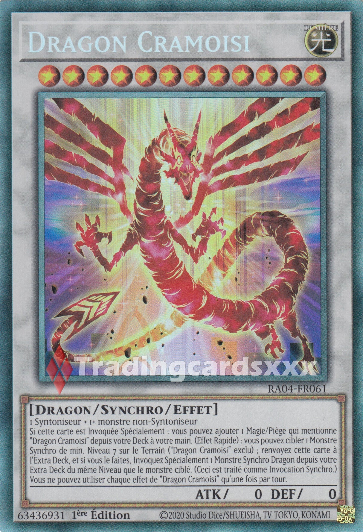 Yu-Gi-Oh! Dragon Cramoisi : RA04-FR061