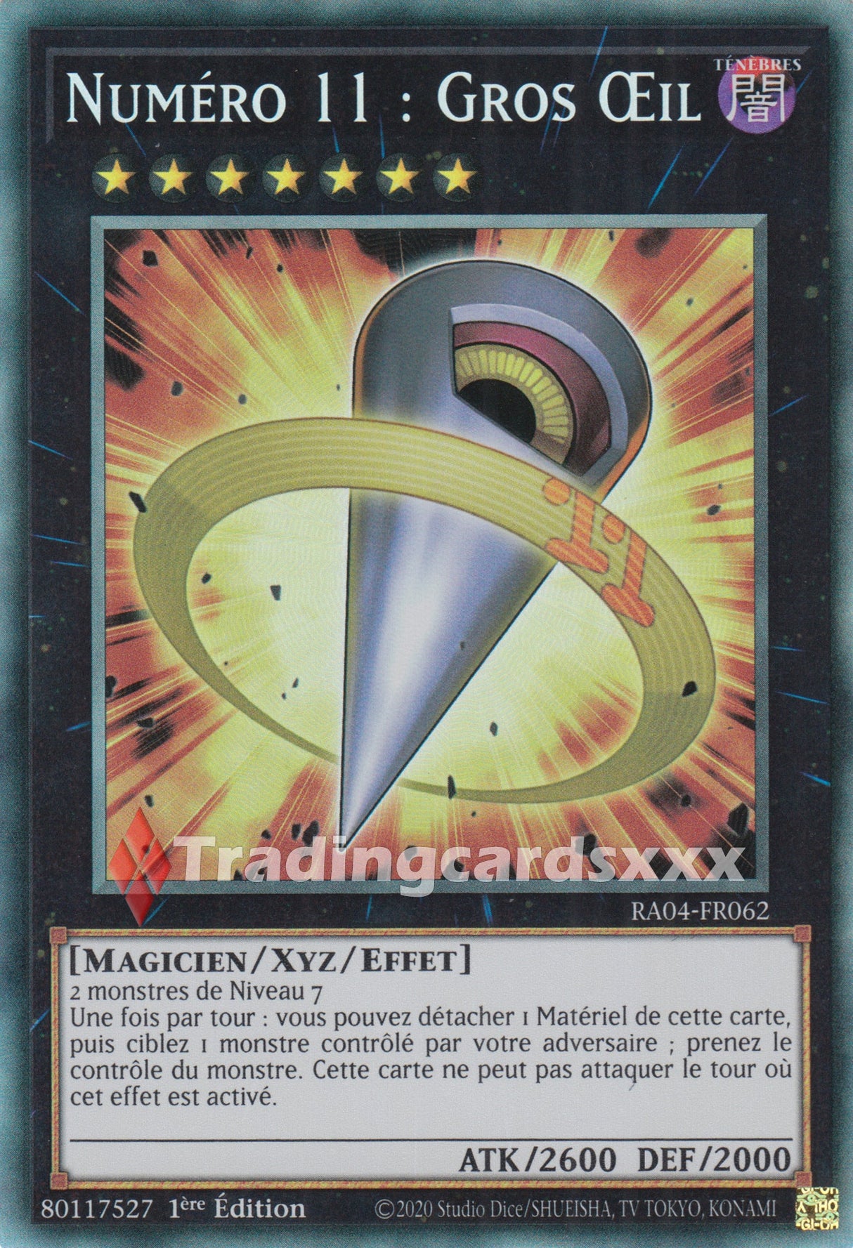 Yu-Gi-Oh! Numéro 11 : Gros Œil : RA04-FR062