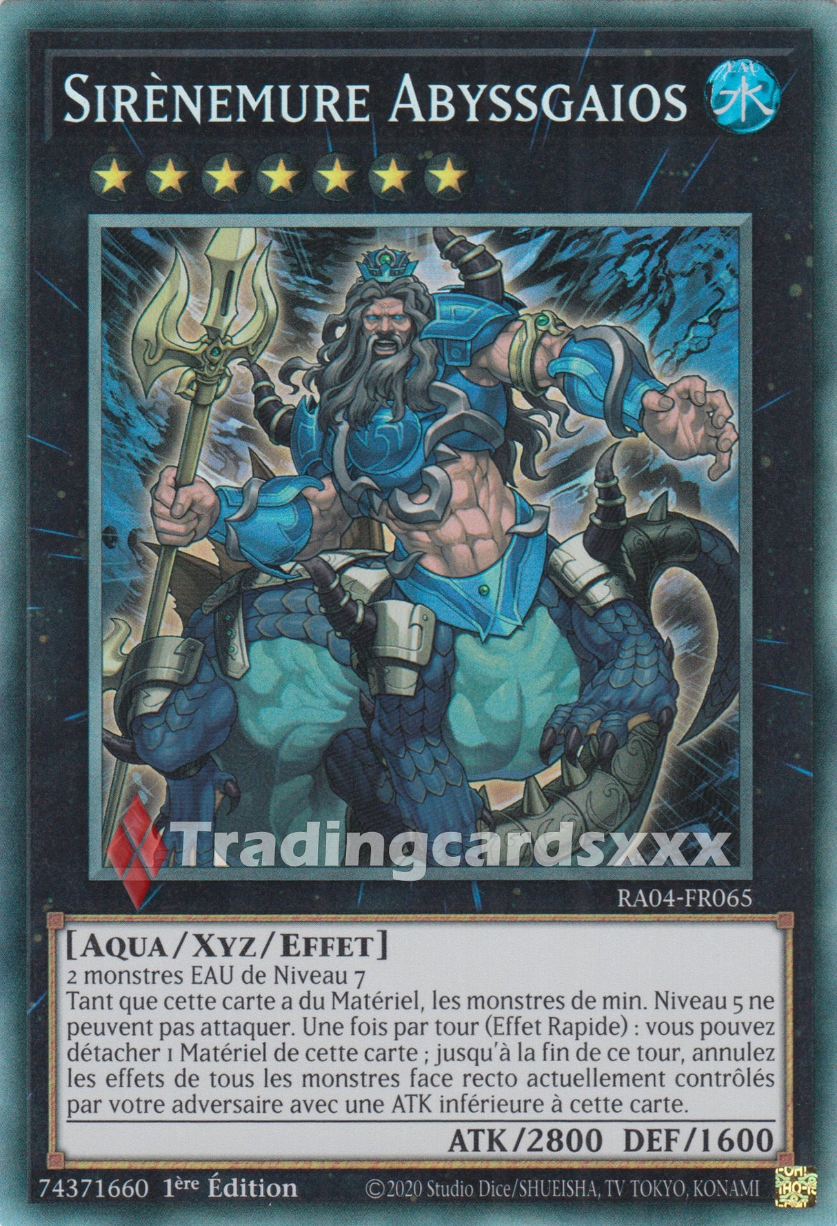 Yu-Gi-Oh! Sirènemure Abyssgaios : RA04-FR065