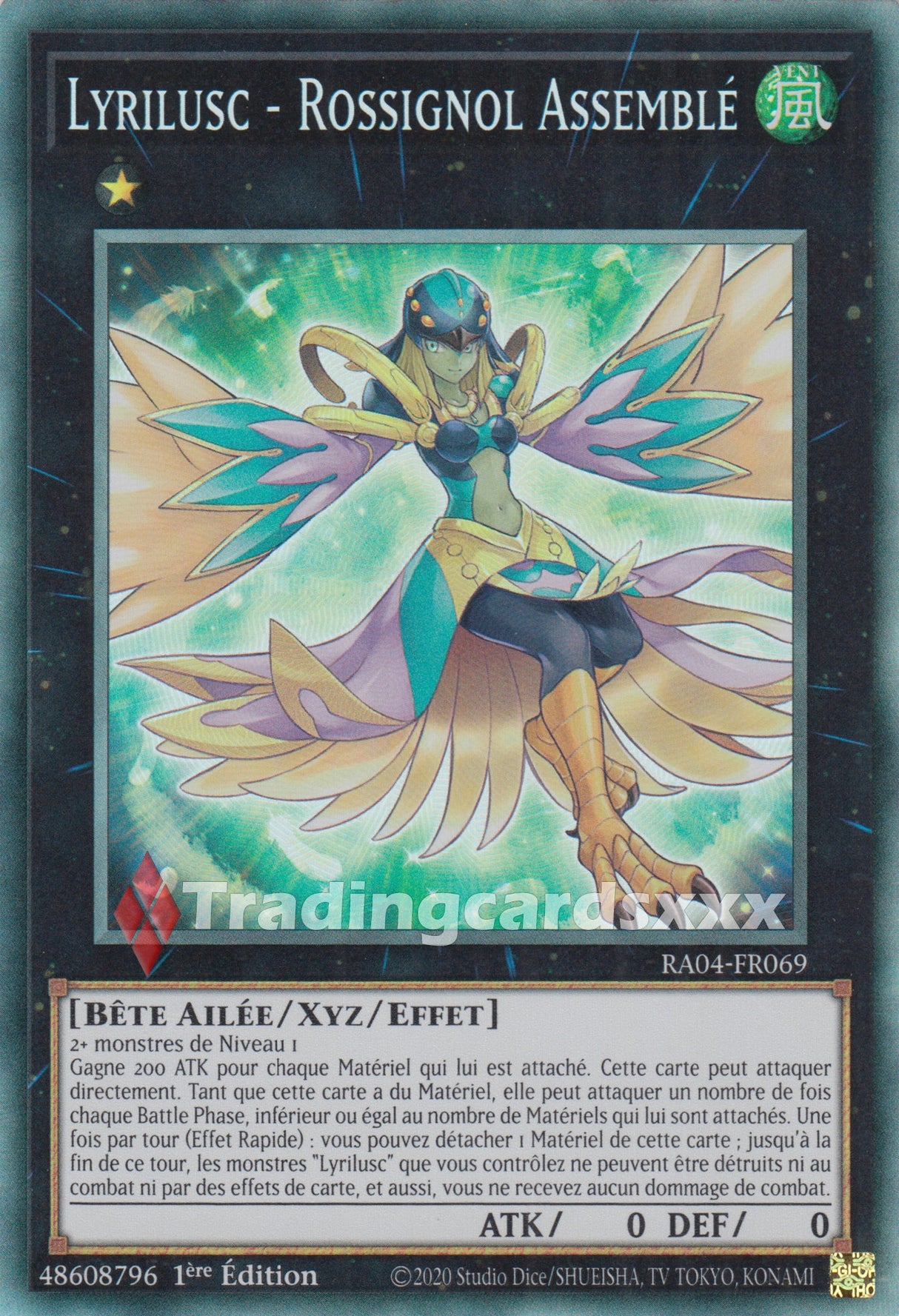 Yu-Gi-Oh! Lyrilusc - Rossignol Assemblé : RA04-FR069
