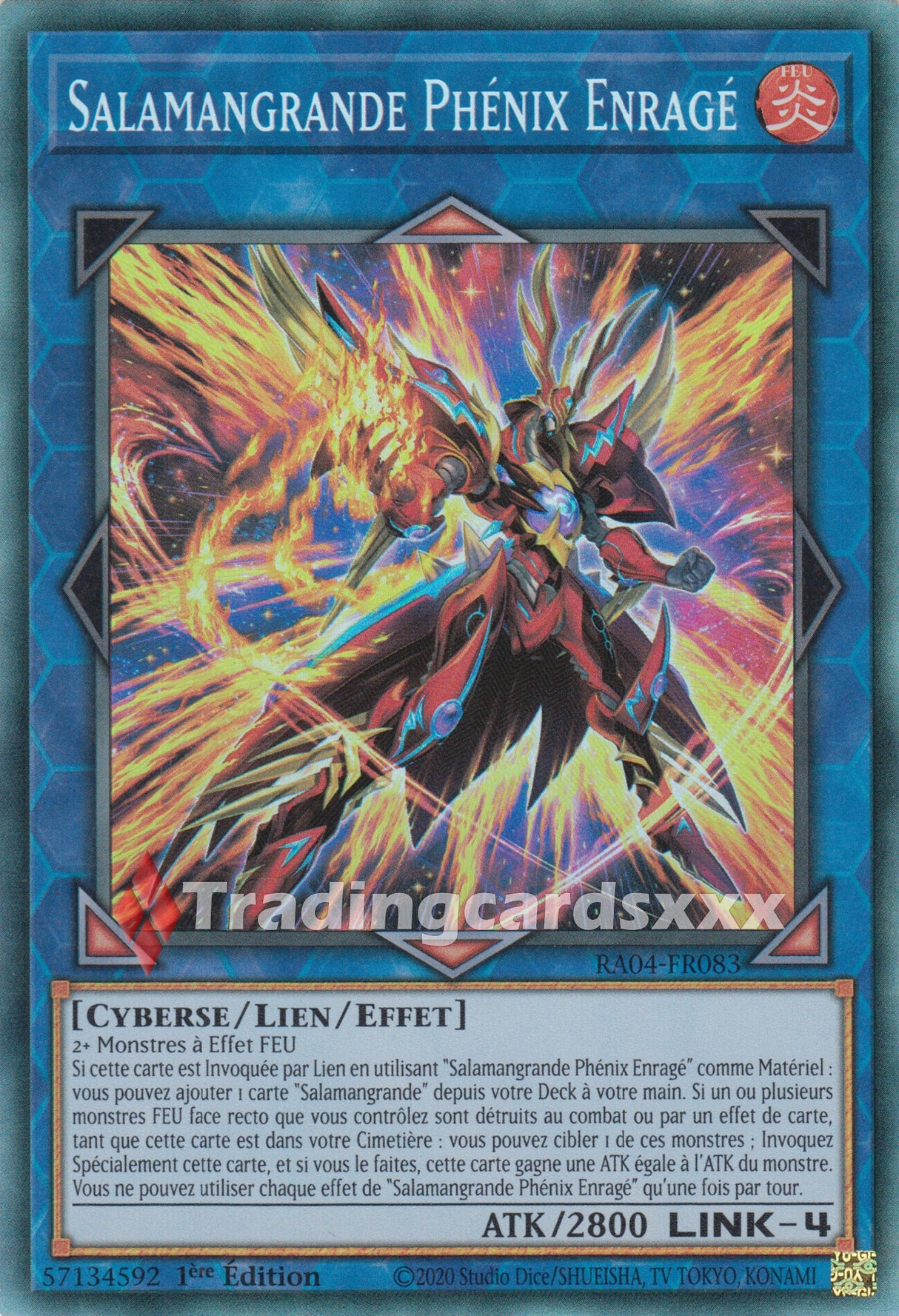 Yu-Gi-Oh! Salamangrande Phénix Enragé : RA04-FR083