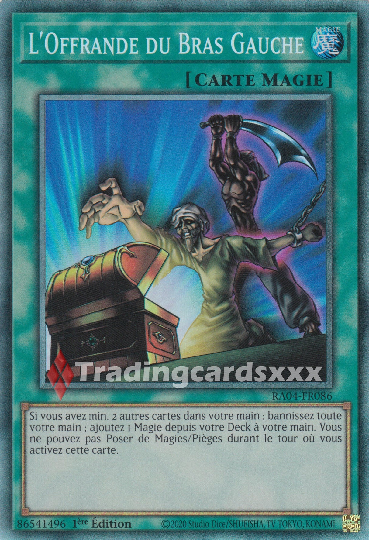 Yu-Gi-Oh! L'Offrande du Bras Gauche : RA04-FR086