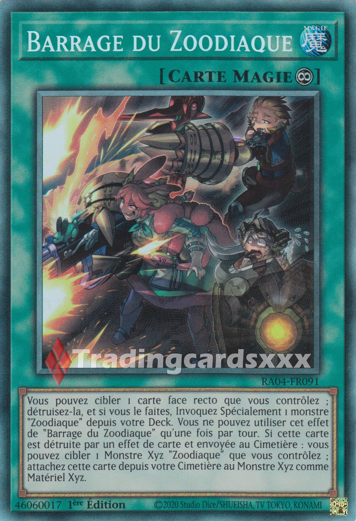 Yu-Gi-Oh! Barrage du Zoodiaque : RA04-FR091