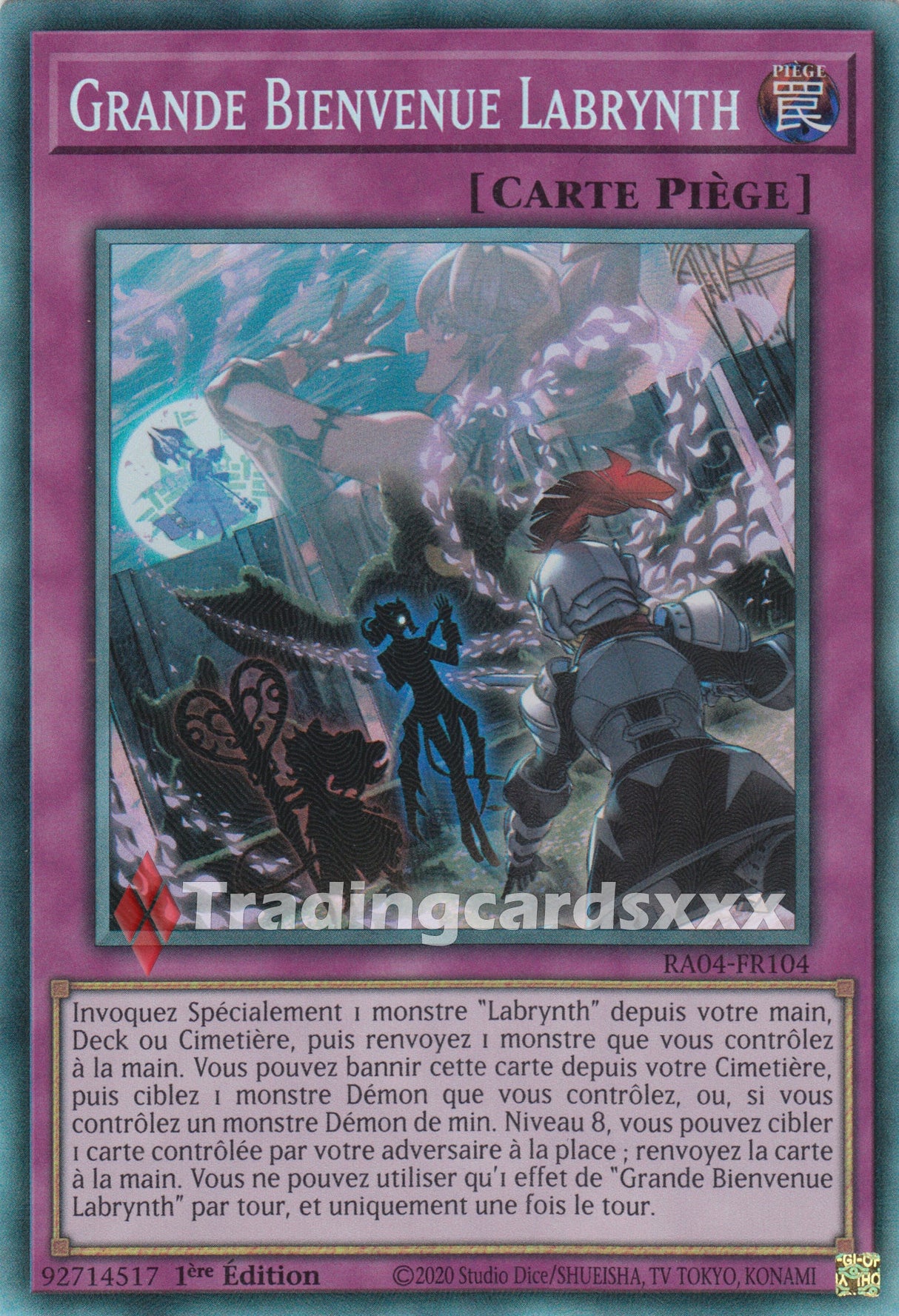Yu-Gi-Oh! Grande Bienvenue Labrynth : RA04-FR104