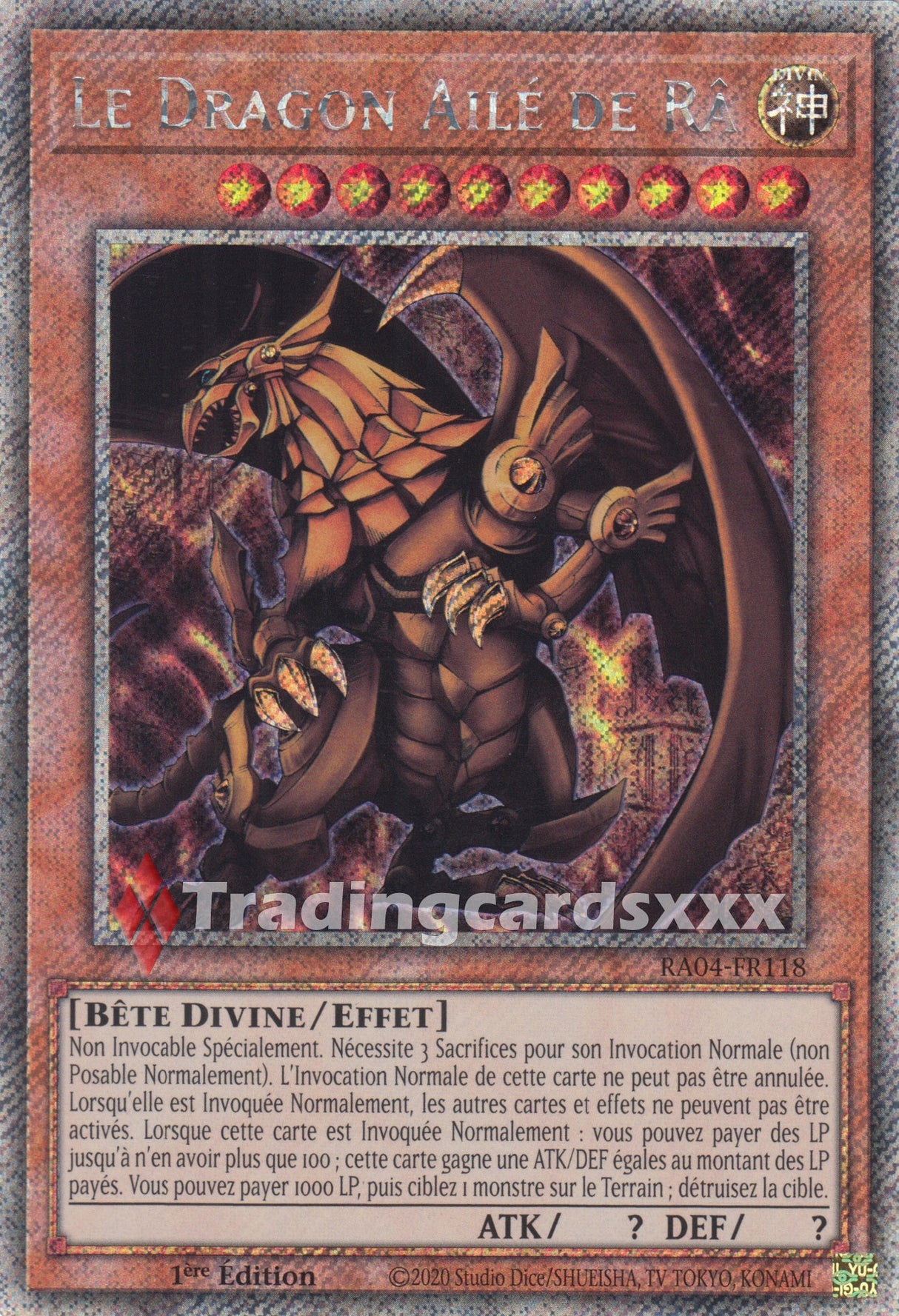 Yu-Gi-Oh! Le Dragon Ailé de Râ : PS RA04-FR118