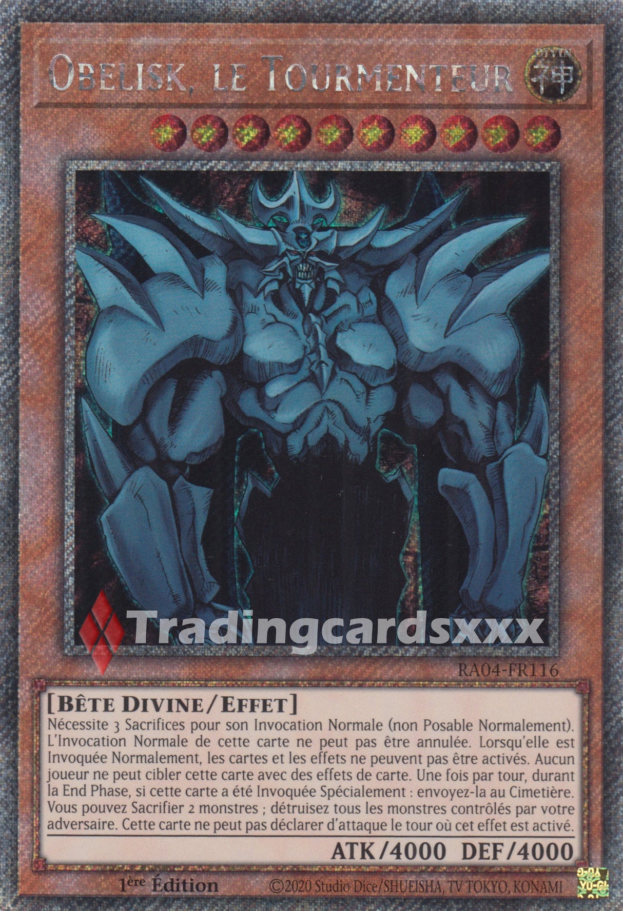 Yu-Gi-Oh! Obelisk, le Tourmenteur : PS RA04-FR116