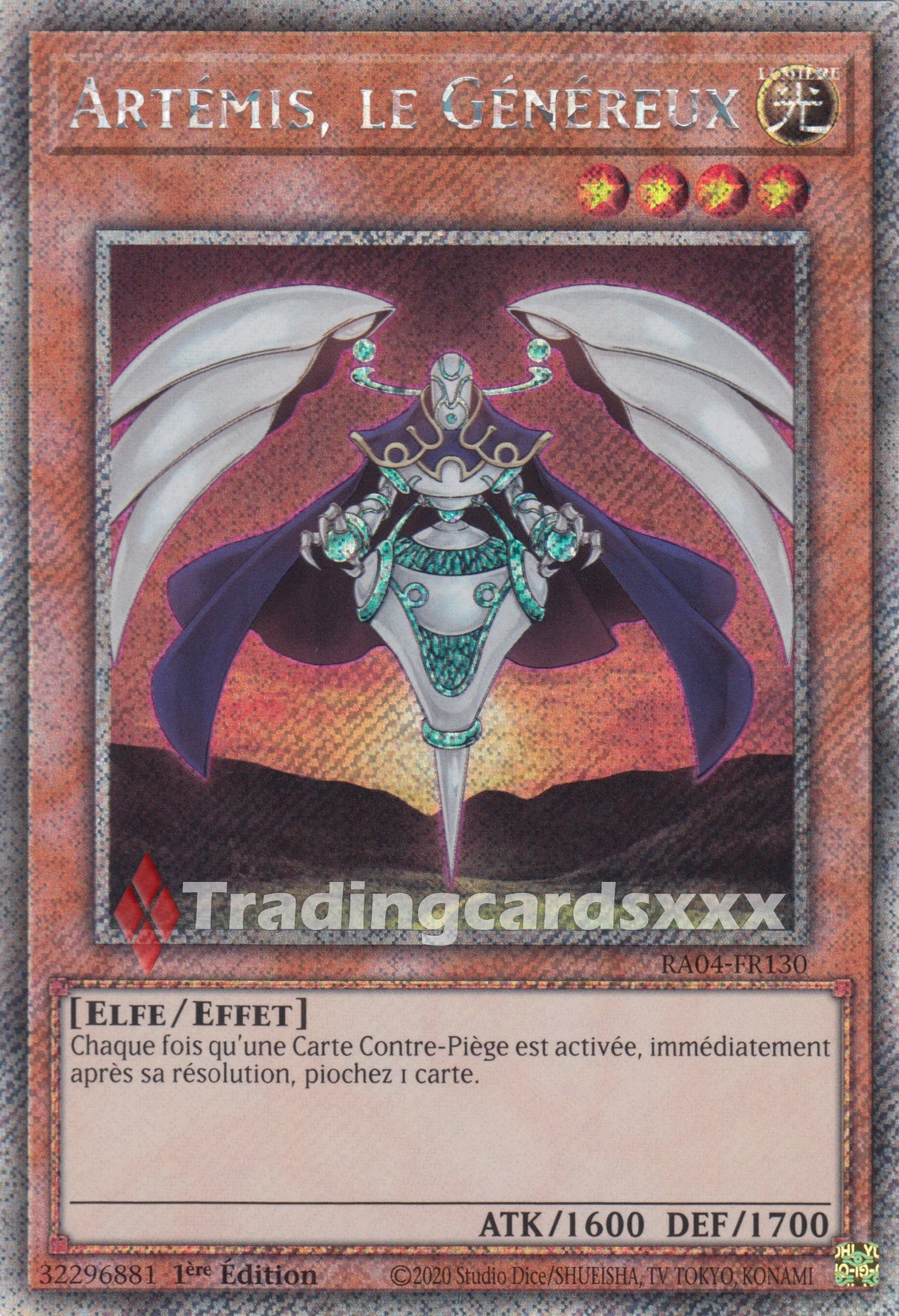 Yu-Gi-Oh! Artémis, le Généreux : PS RA04-FR130