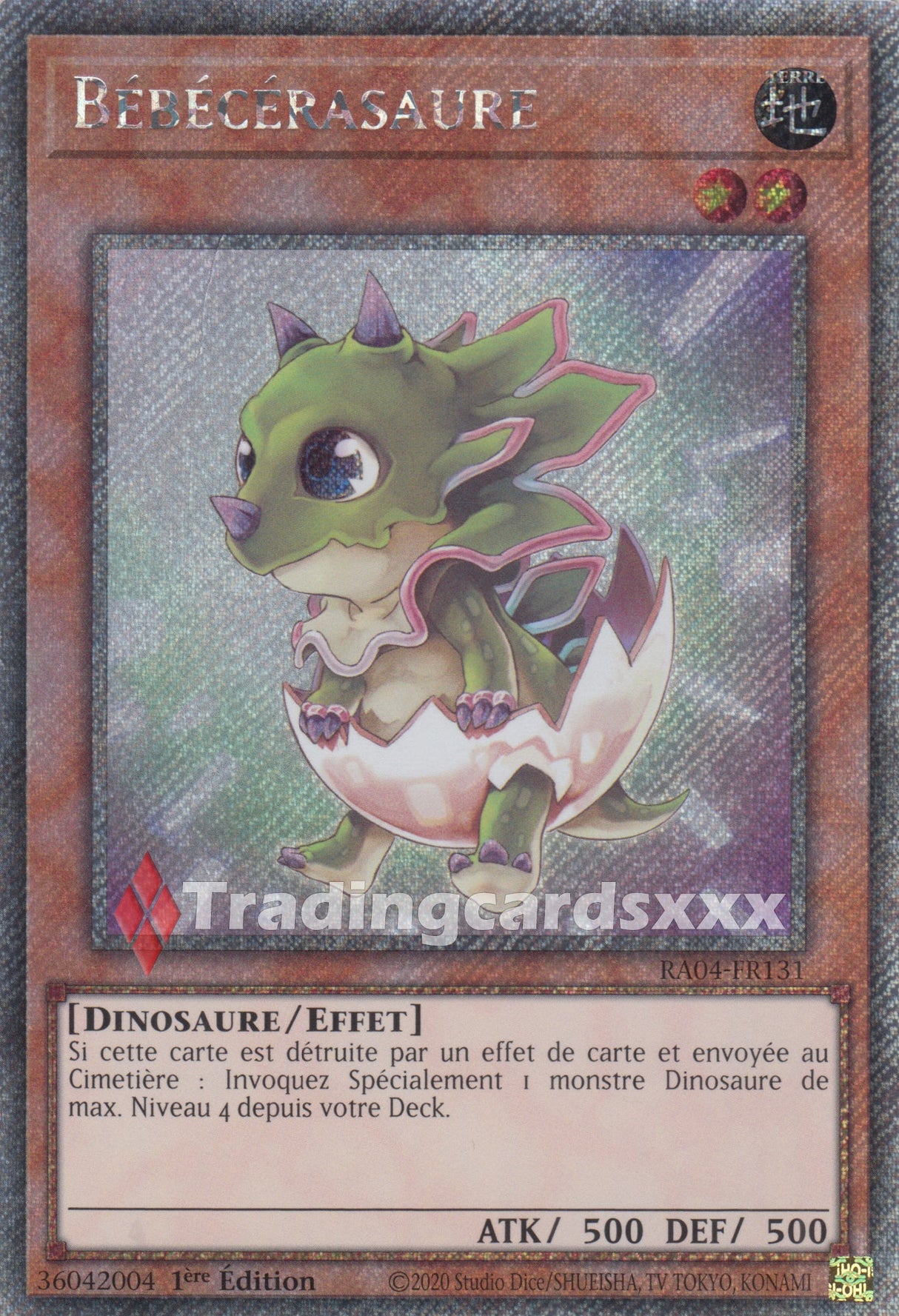 Yu-Gi-Oh! Bébécérasaure : PS RA04-FR131