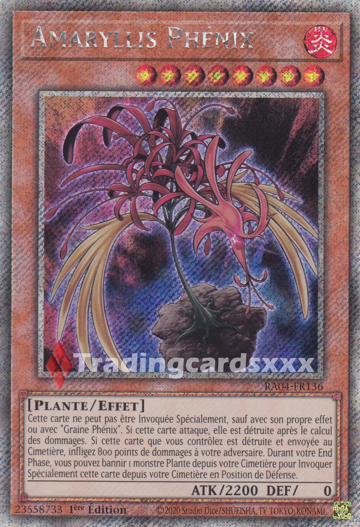 Yu-Gi-Oh! Amaryllis Phénix : PS RA04-FR136