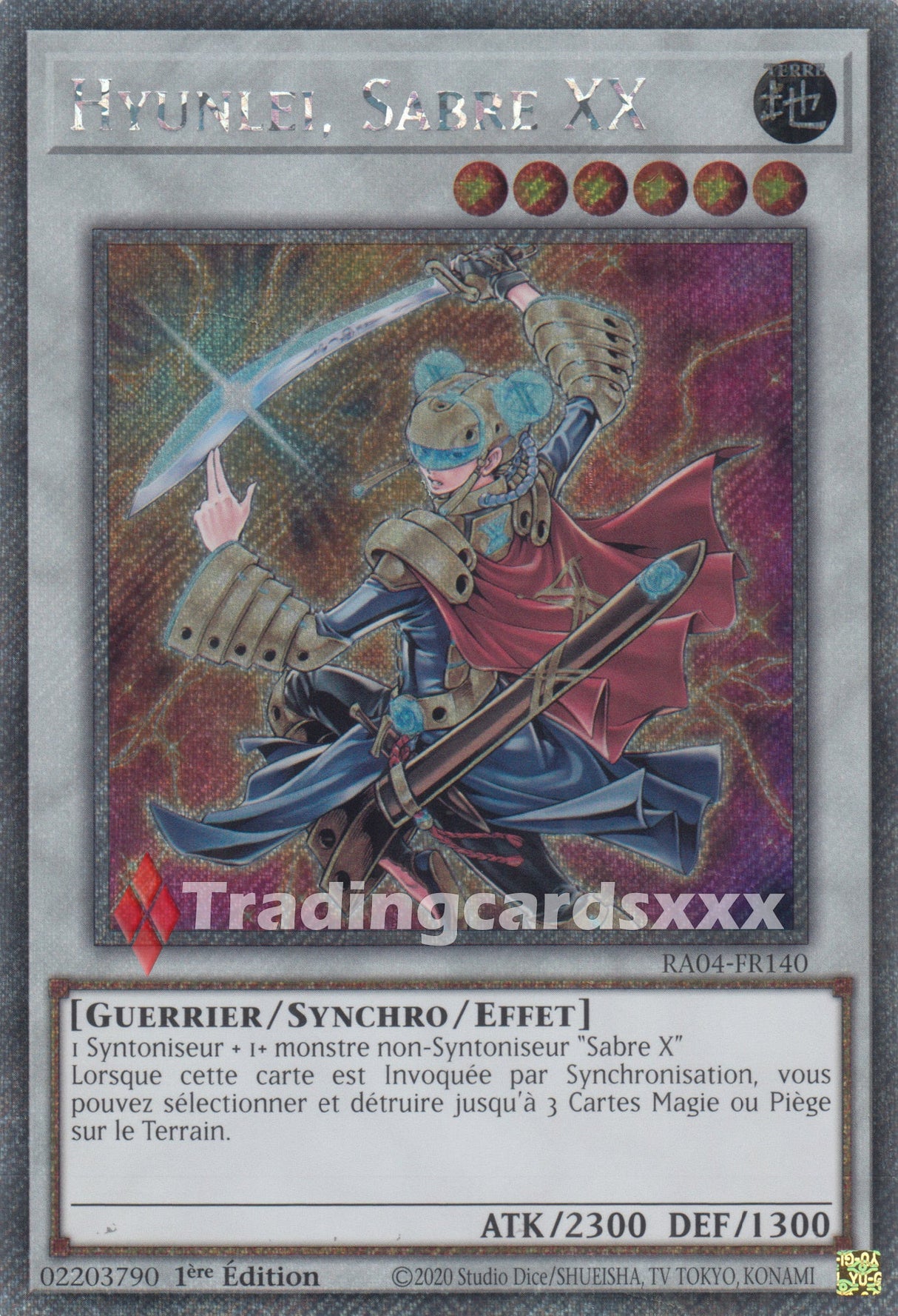 Yu-Gi-Oh! Hyunlei, Sabre XX : PS RA04-FR140