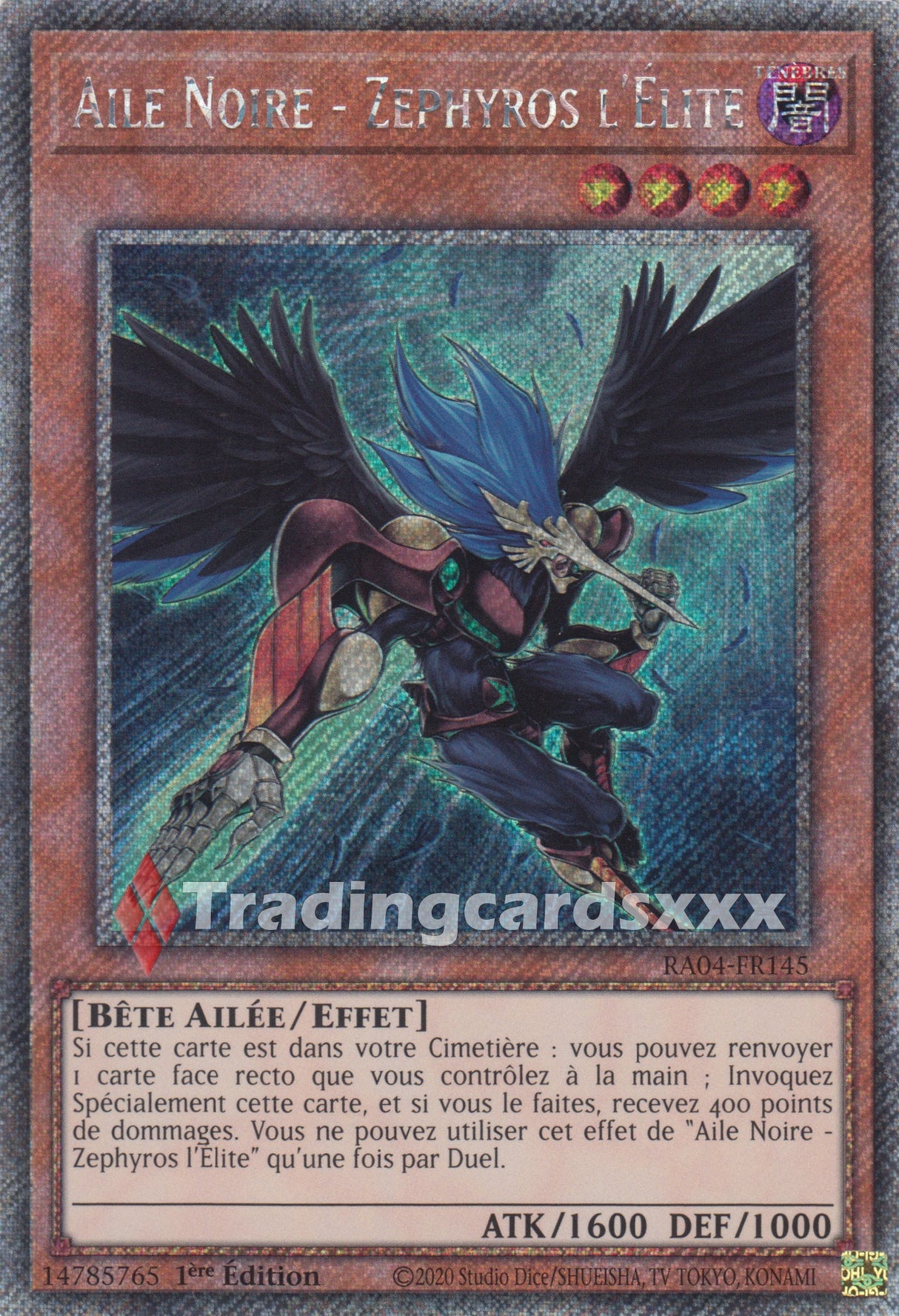 Yu-Gi-Oh! Aile Noire - Zephyros l'Élite : PS RA04-FR145