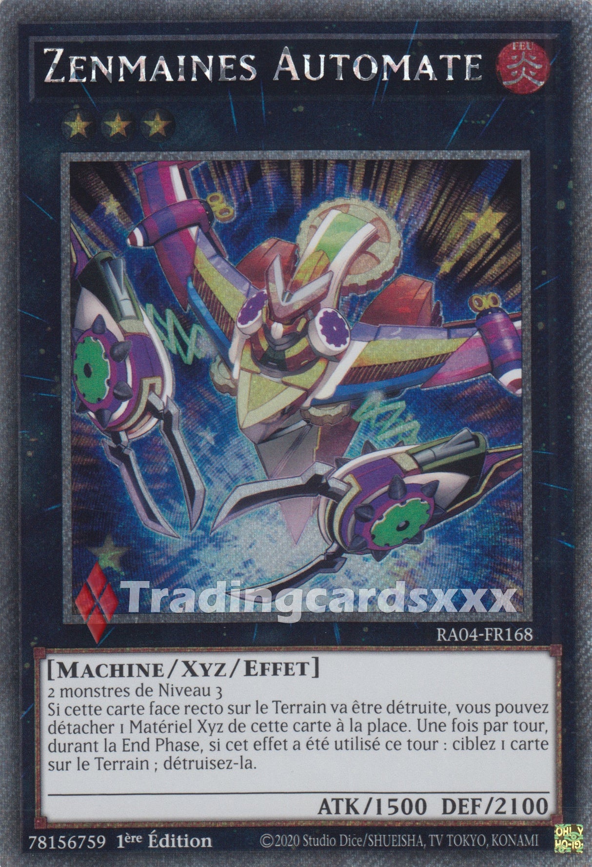 Yu-Gi-Oh! Zenmaines Automate : PS RA04-FR168