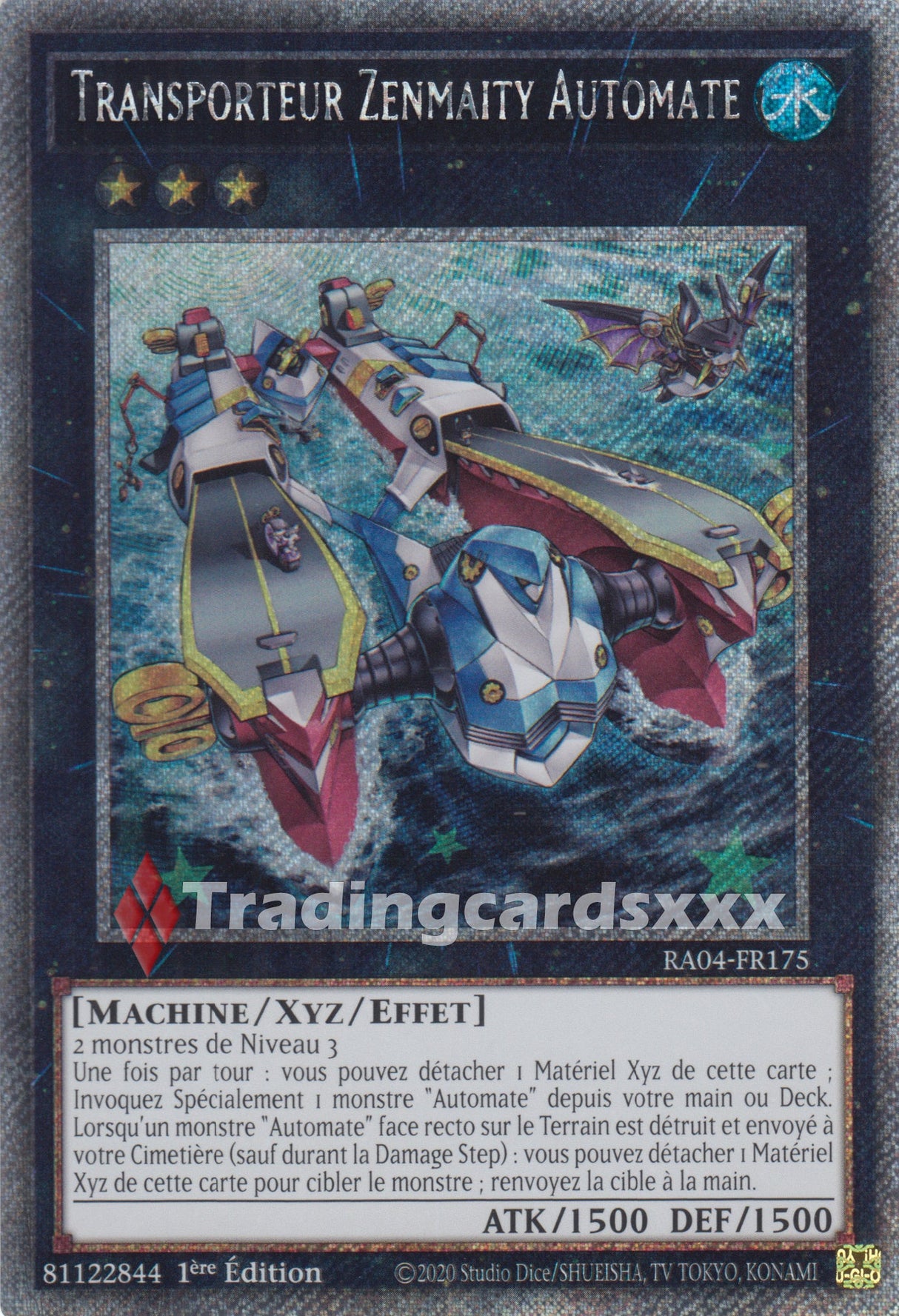 Yu-Gi-Oh! Transporteur Zenmaity Automate : PS RA04-FR175