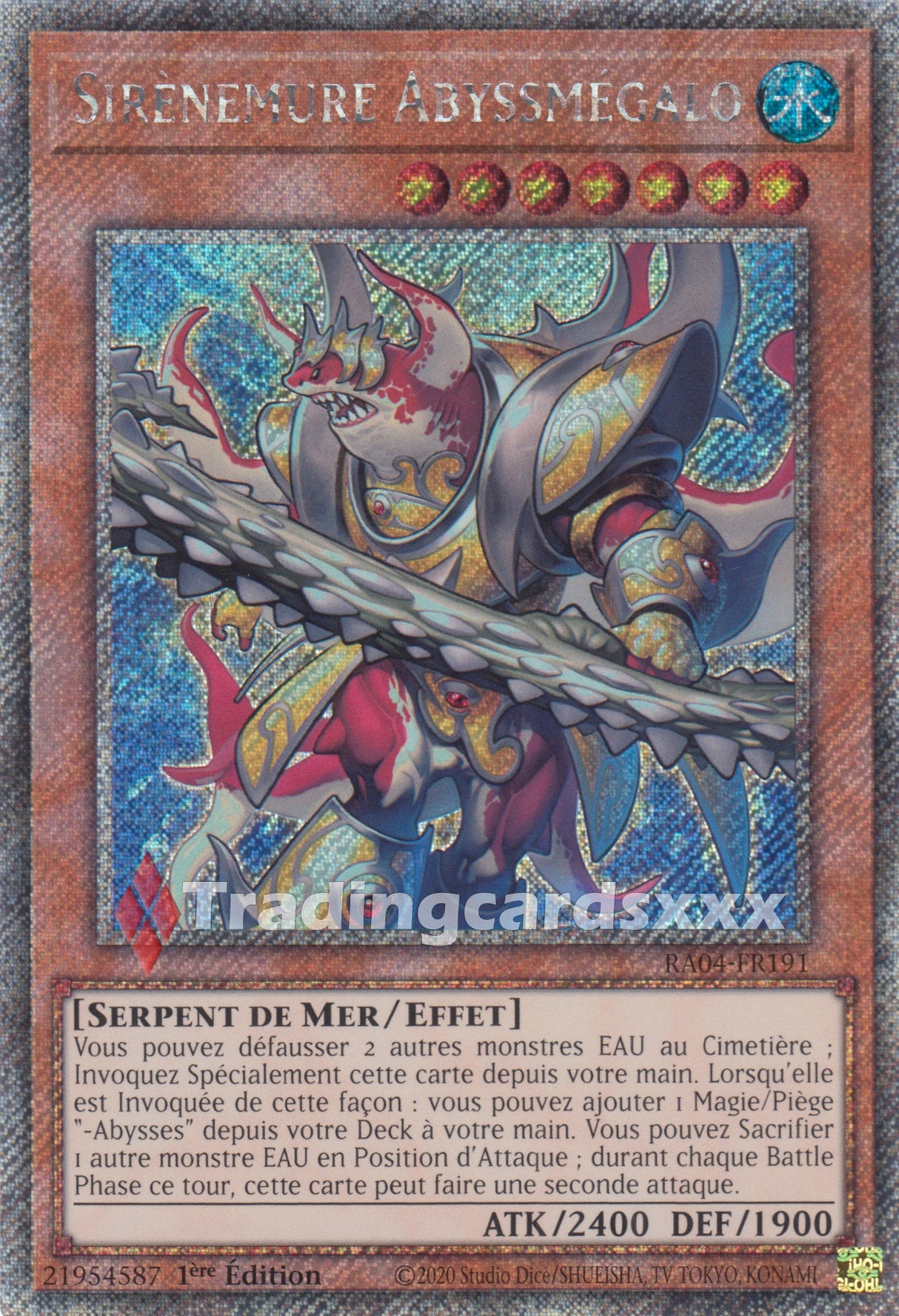 Yu-Gi-Oh! Sirènemure Abyssmégalo : PS RA04-FR191