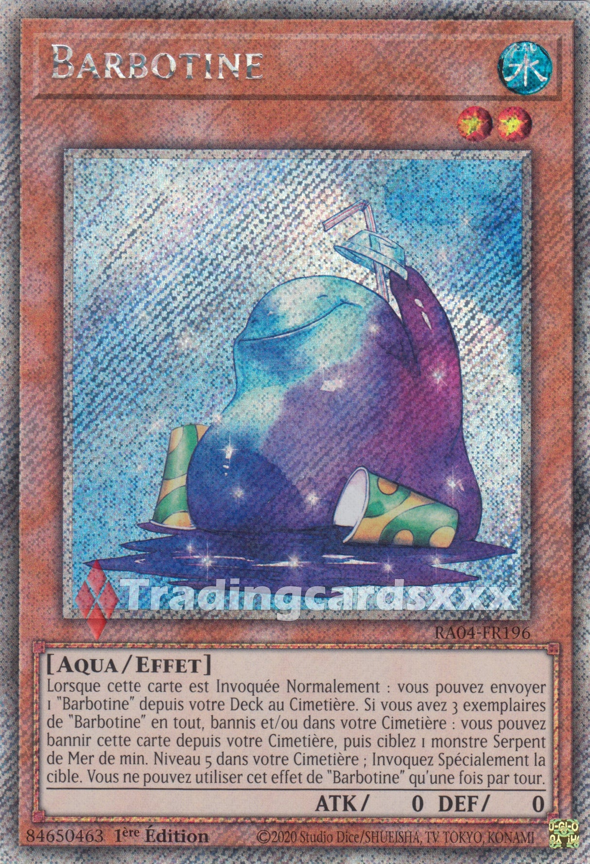 Yu-Gi-Oh! Barbotine : PS RA04-FR196