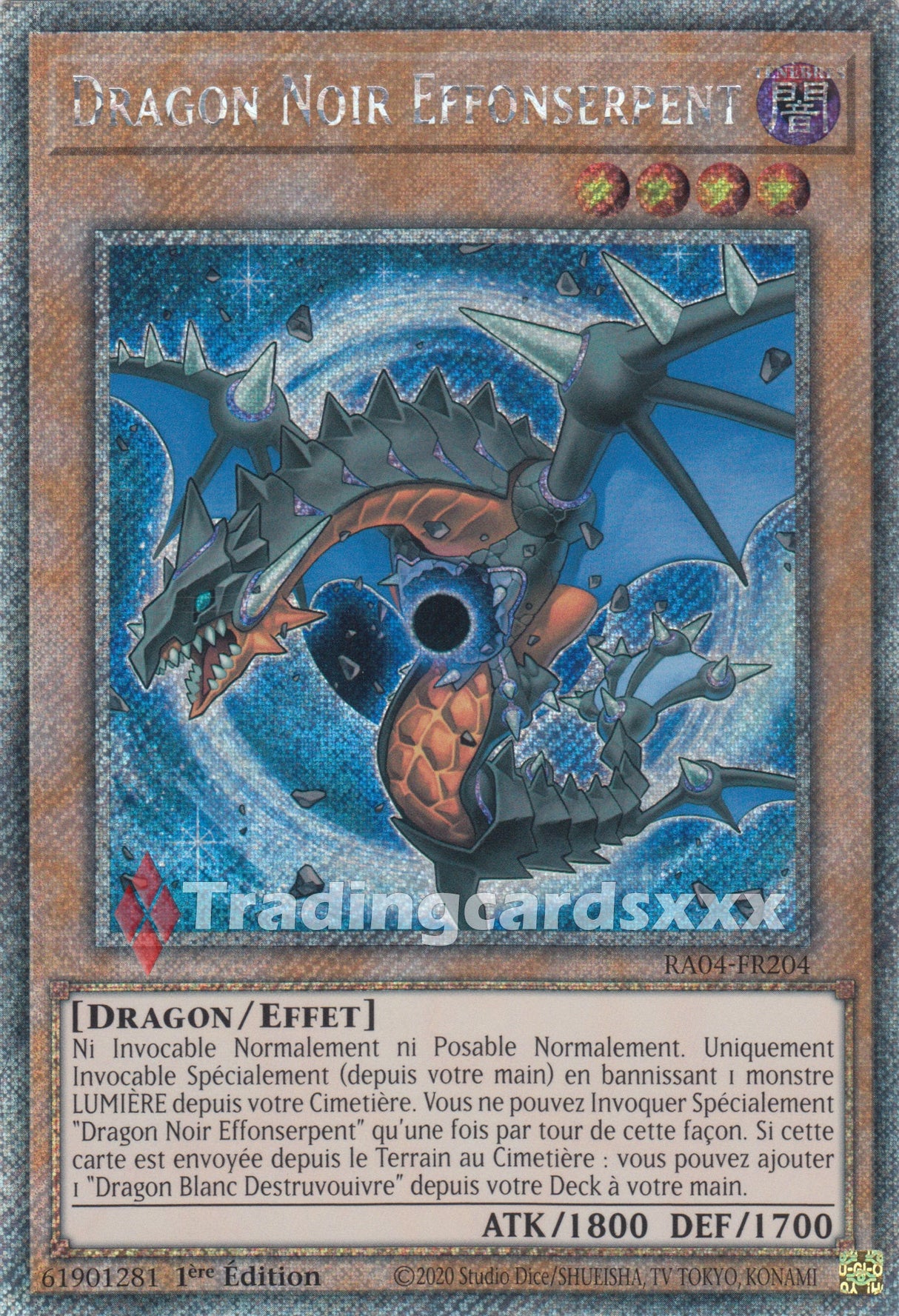 Yu-Gi-Oh! Dragon Noir Effonserpent : PS RA04-FR204