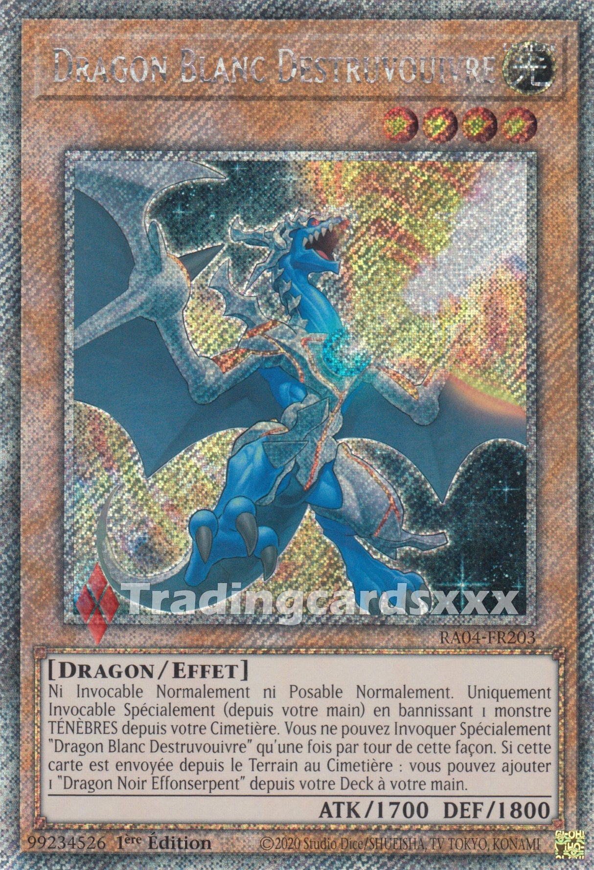 Yu-Gi-Oh! Dragon Blanc Destruvouivre : PS RA04-FR203