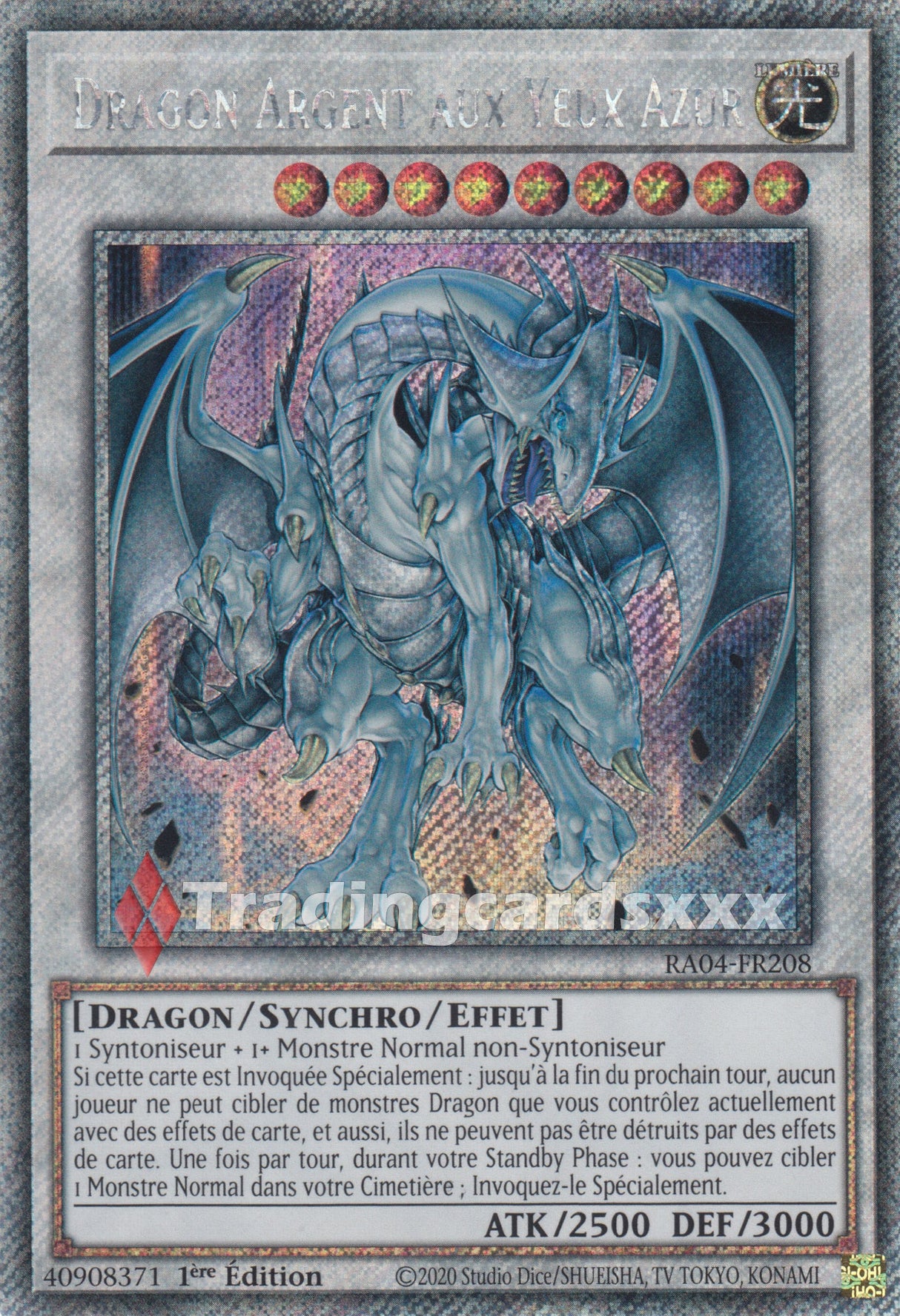 Yu-Gi-Oh! Dragon Argent aux Yeux Azur : PS RA04-FR208