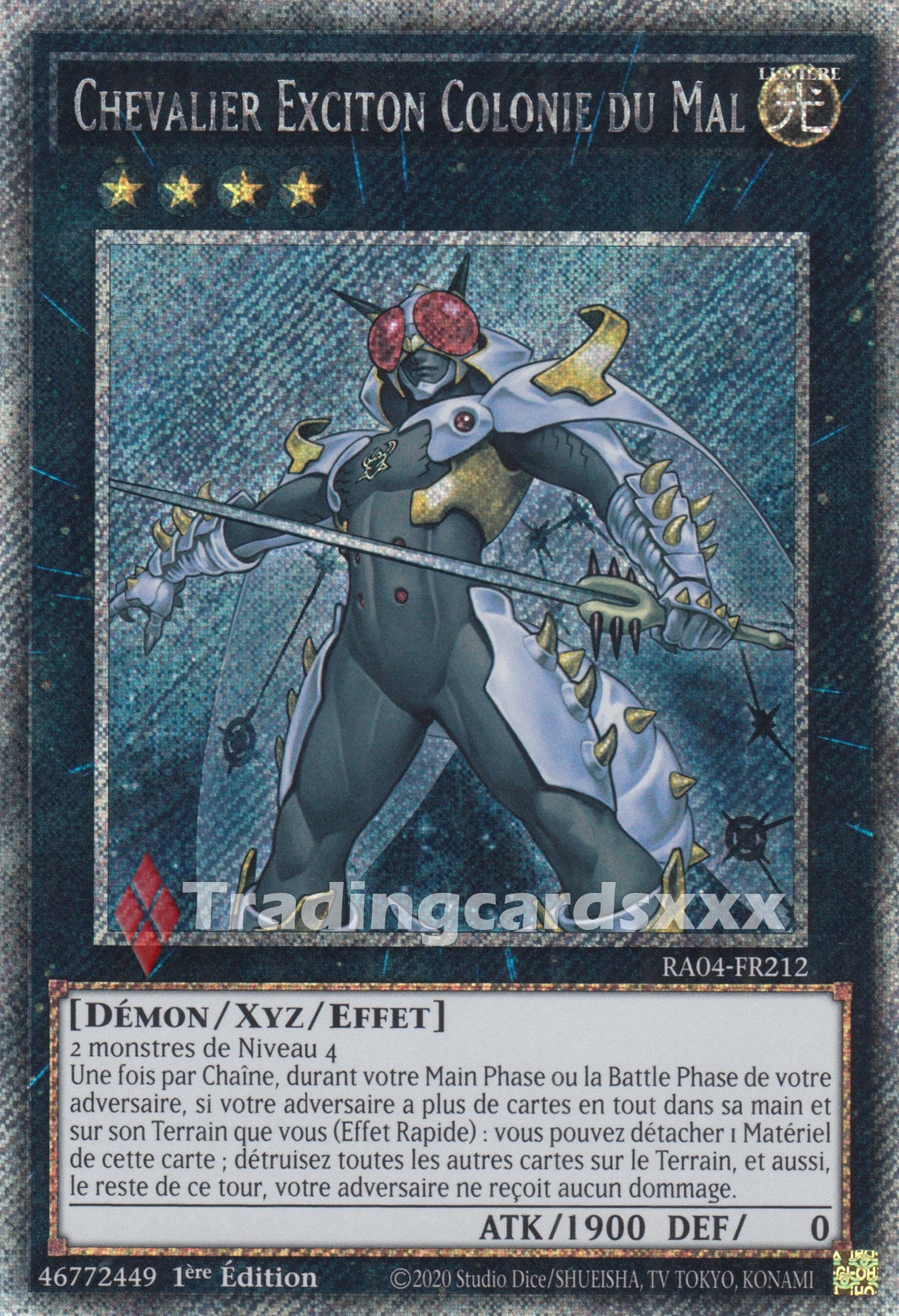 Yu-Gi-Oh! Chevalier Exciton Colonie du Mal : PS RA04-FR212